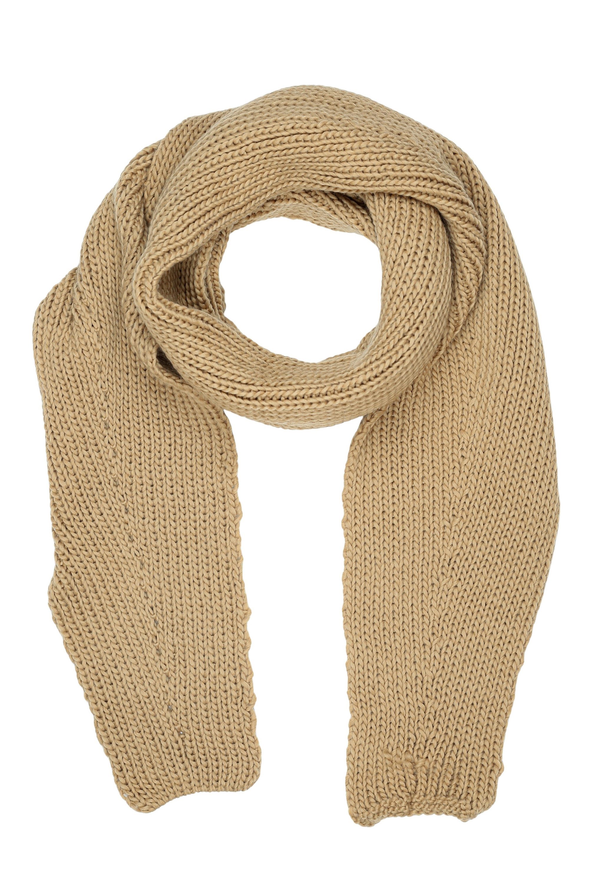COLLEZIONE ALESSANDRO Strickschal Strickgasse, (1-St), Made in Italy, gestrickt