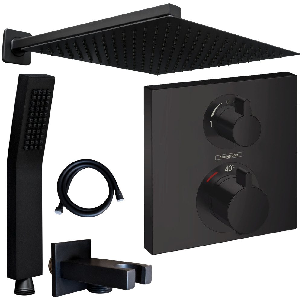 Hansgrohe und Jowi Duscharmatur Ecostat Square Thermostat, Duschsystem mit günstig online kaufen