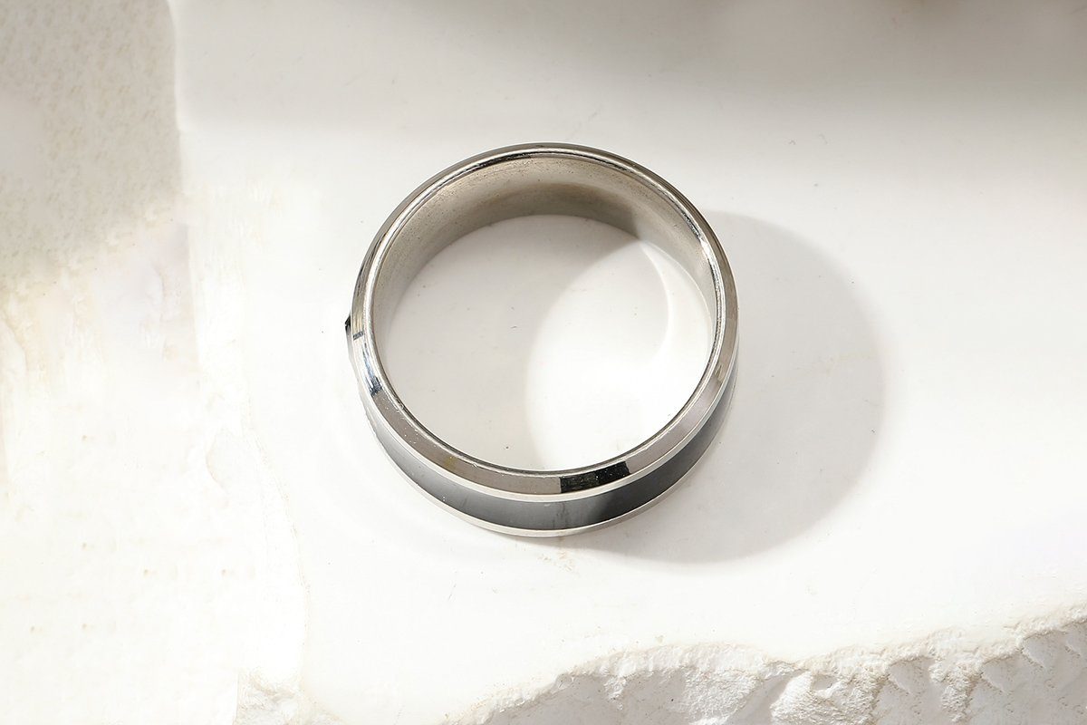 Eyecatcher Fingerring Termperatur Ring zeigt die Hauttemperatur an silber, günstig online kaufen