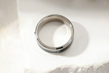 Eyecatcher Fingerring Termperatur Ring zeigt die Hauttemperatur an silber, Körpertemperatur Ring