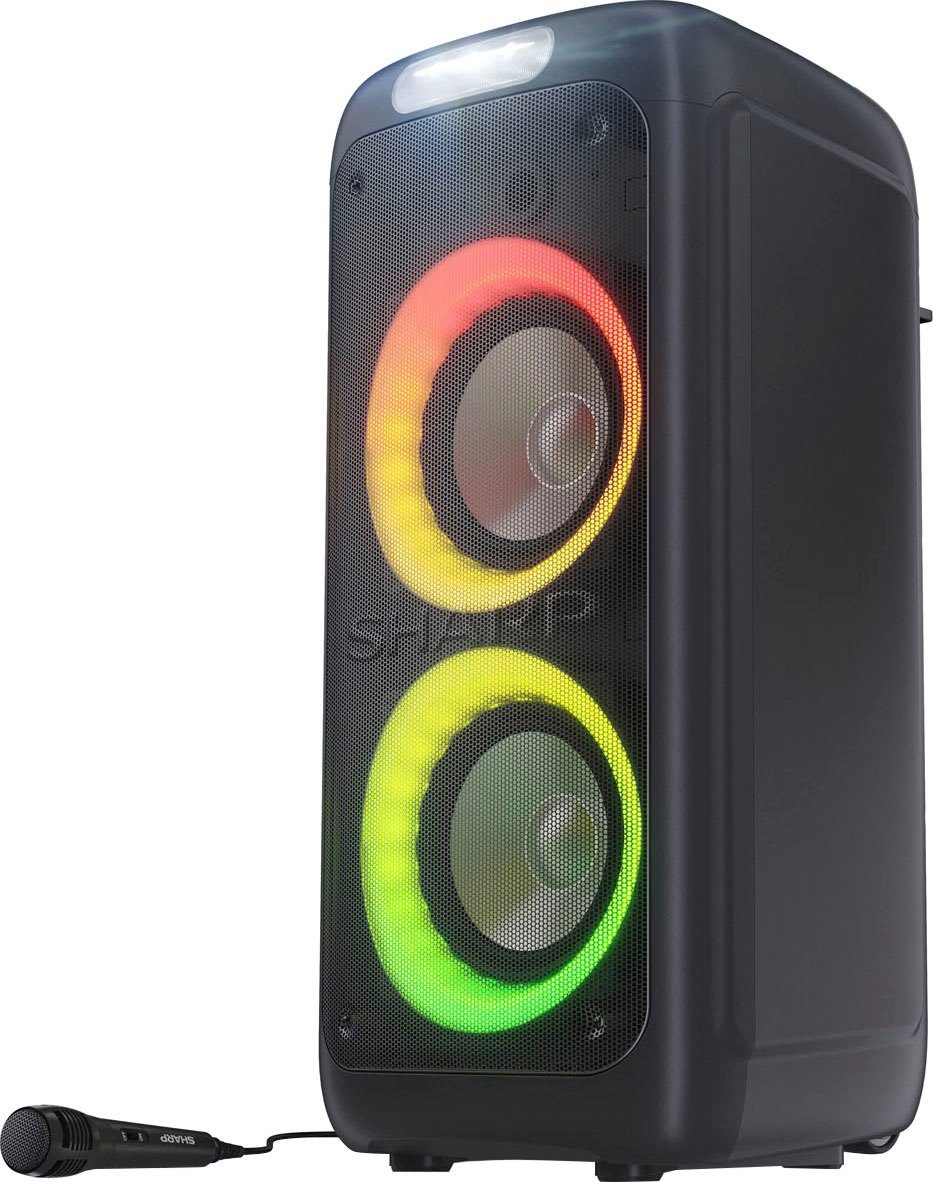 Sharp PS-949 Stereo Party-Lautsprecher (A2DP Bluetooth, AVRCP Bluetooth, Bluetooth, 132 W) | Lautsprecher