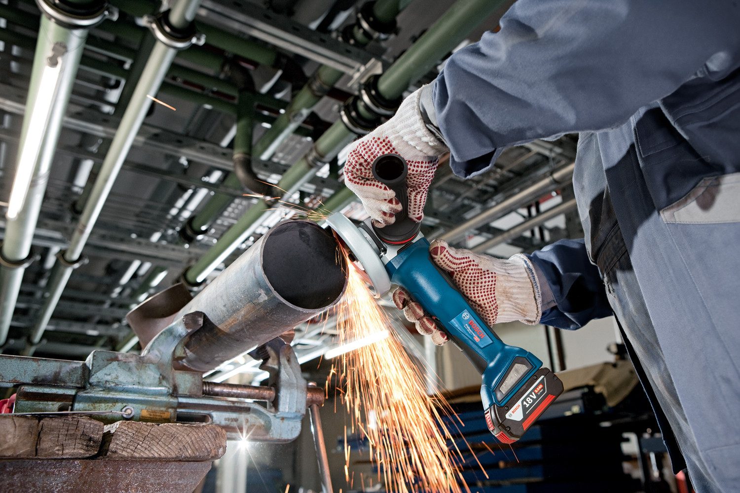 Bosch Professional Akku-Winkelschleifer »GWS 18V-10 P«, günstig online kaufen