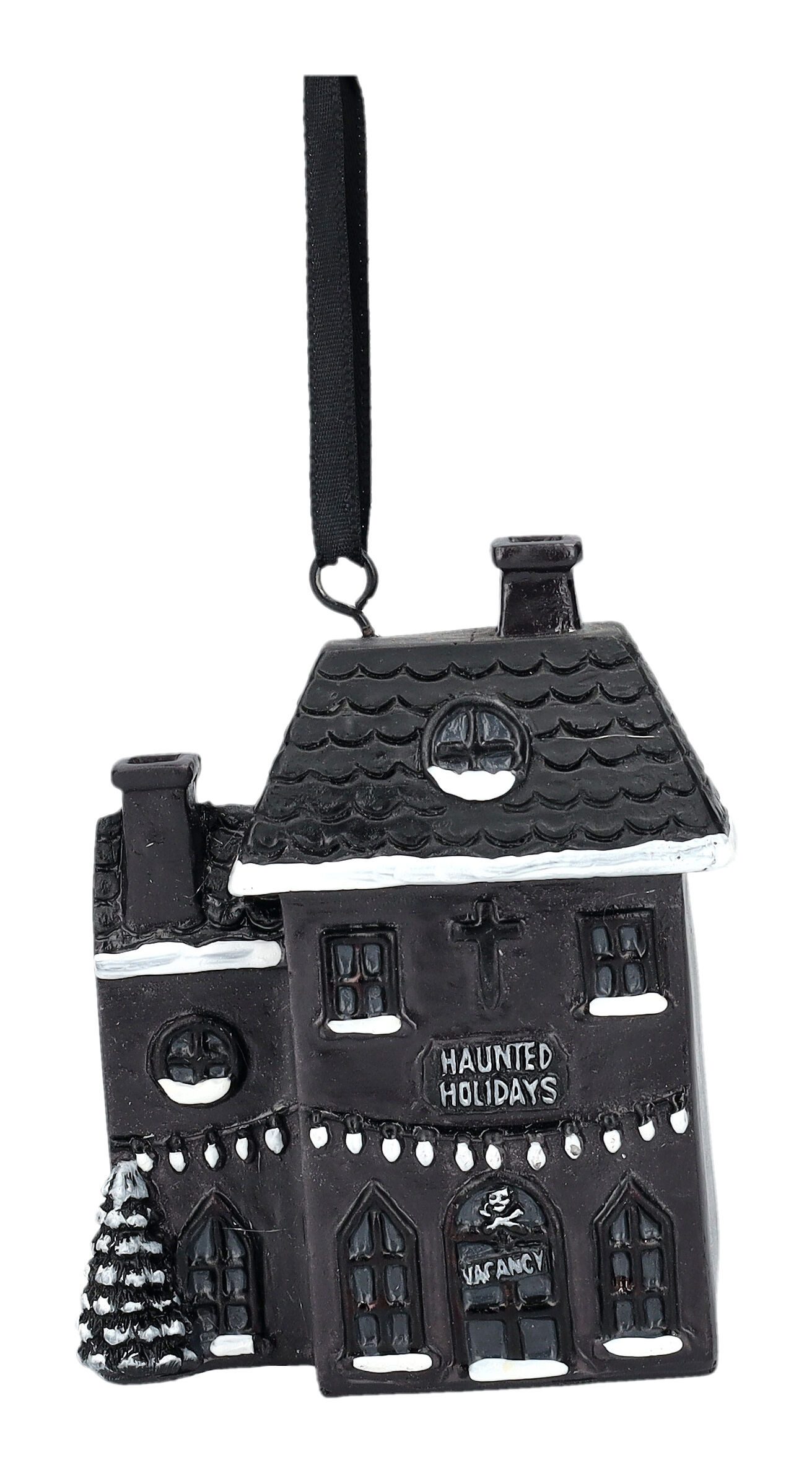 Figuren Shop GmbH Christbaumschmuck Christbaumschmuck - Haunted House - Fantasy Weihnachten Dekoration (1-tlg)