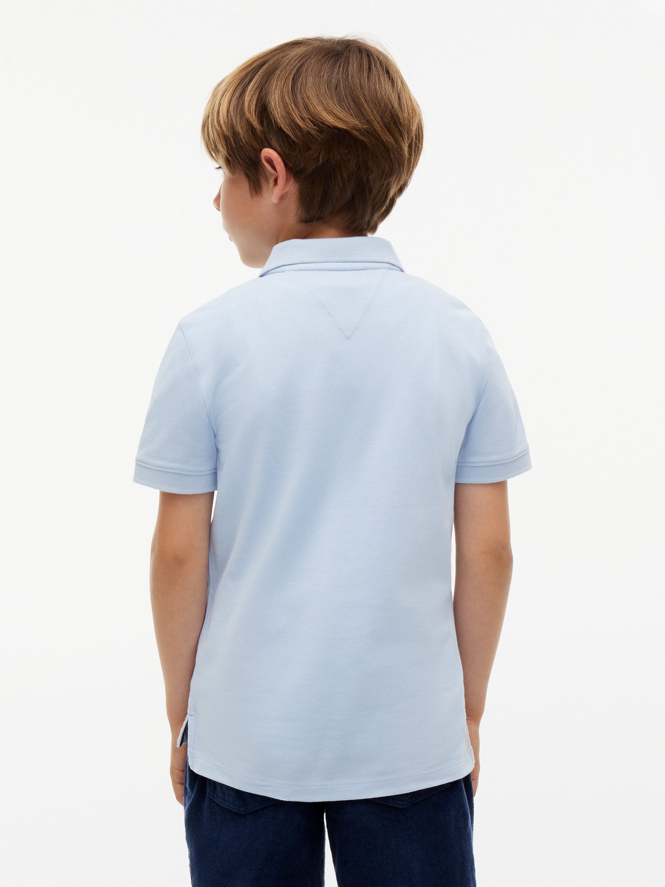 Tommy Hilfiger Poloshirt FLAG POLO SS mit Logostickerei – Bild 3 von 5