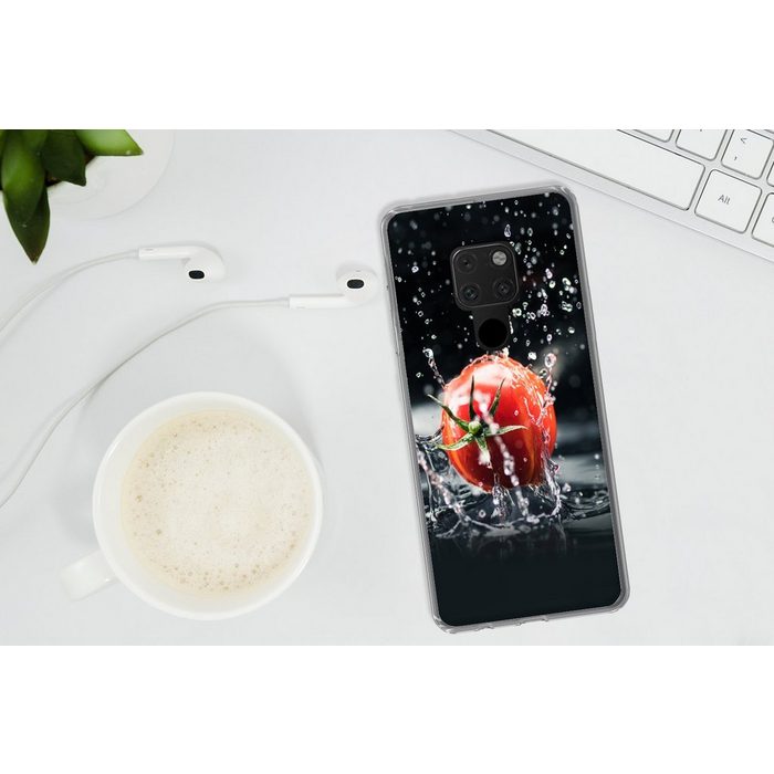 MuchoWow Handyhülle Tomate - Gemüse - Stilleben - Wasser - Rot Phone Case Handyhülle Huawei Mate 20 Silikon Schutzhülle RV10966