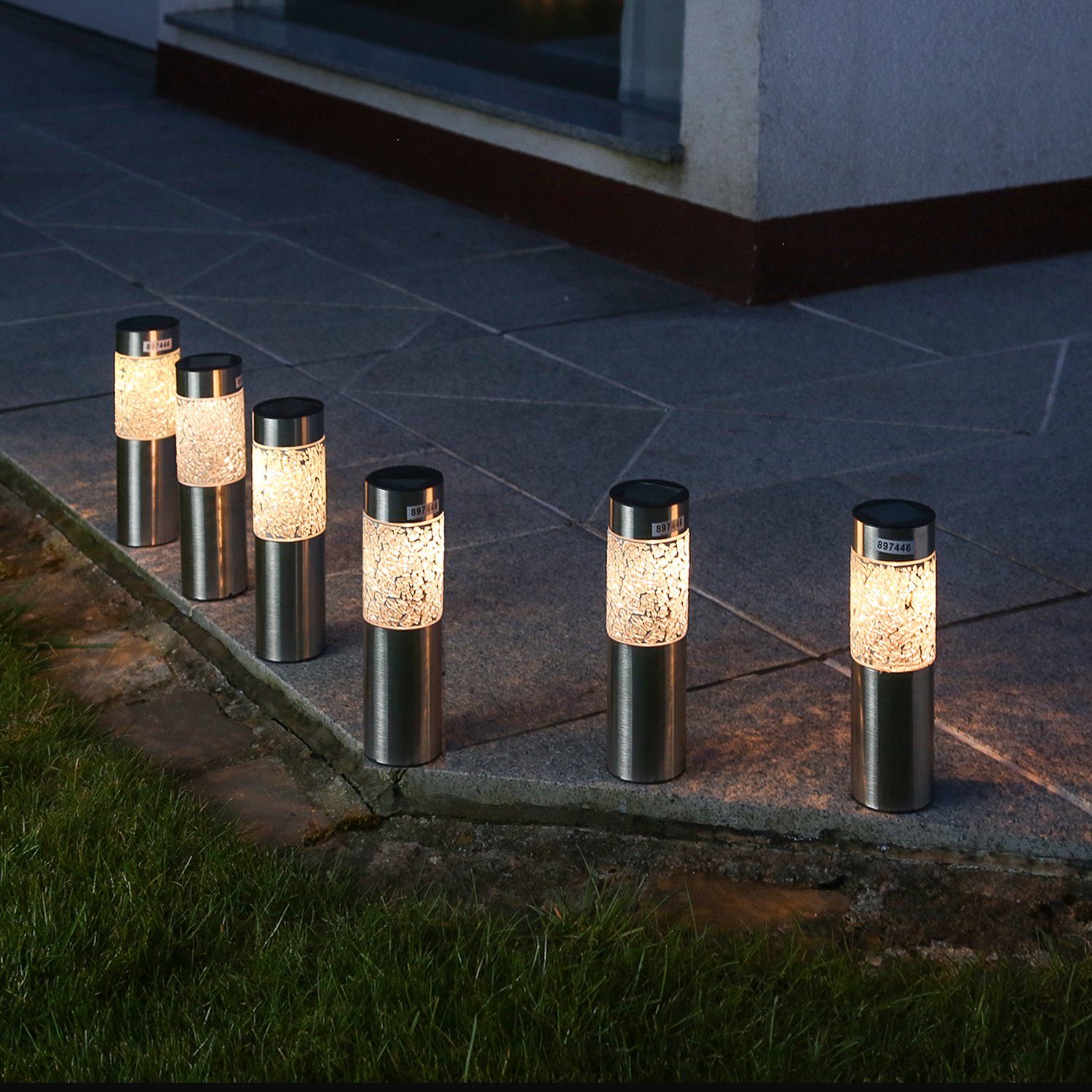 MARELIDA LED Solarleuchte »LED Solar Wegleuchten Mosaik Solarleuchten
