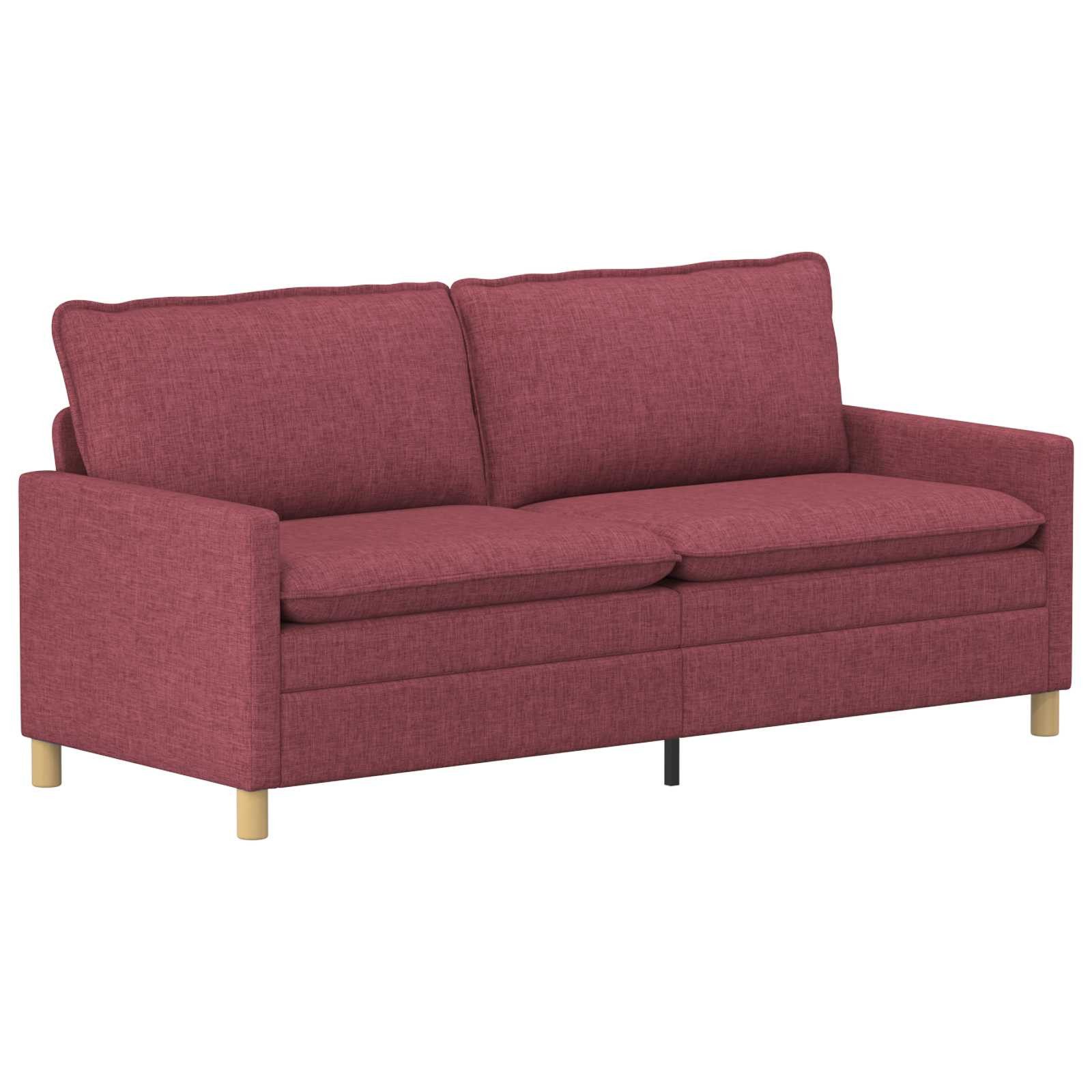 vidaXL Sofa Sofa Weinrot 196 x 81 x 87,5 cm Stoff, 1 Teile, Sofa Weinrot 196 x 81 x 87,5 cm Stoff