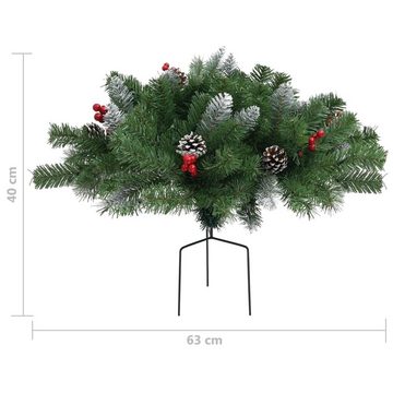 vidaXL Künstlicher Weihnachtsbaum Künstlicher Weihnachtsbaum Grün 40 cm PVC