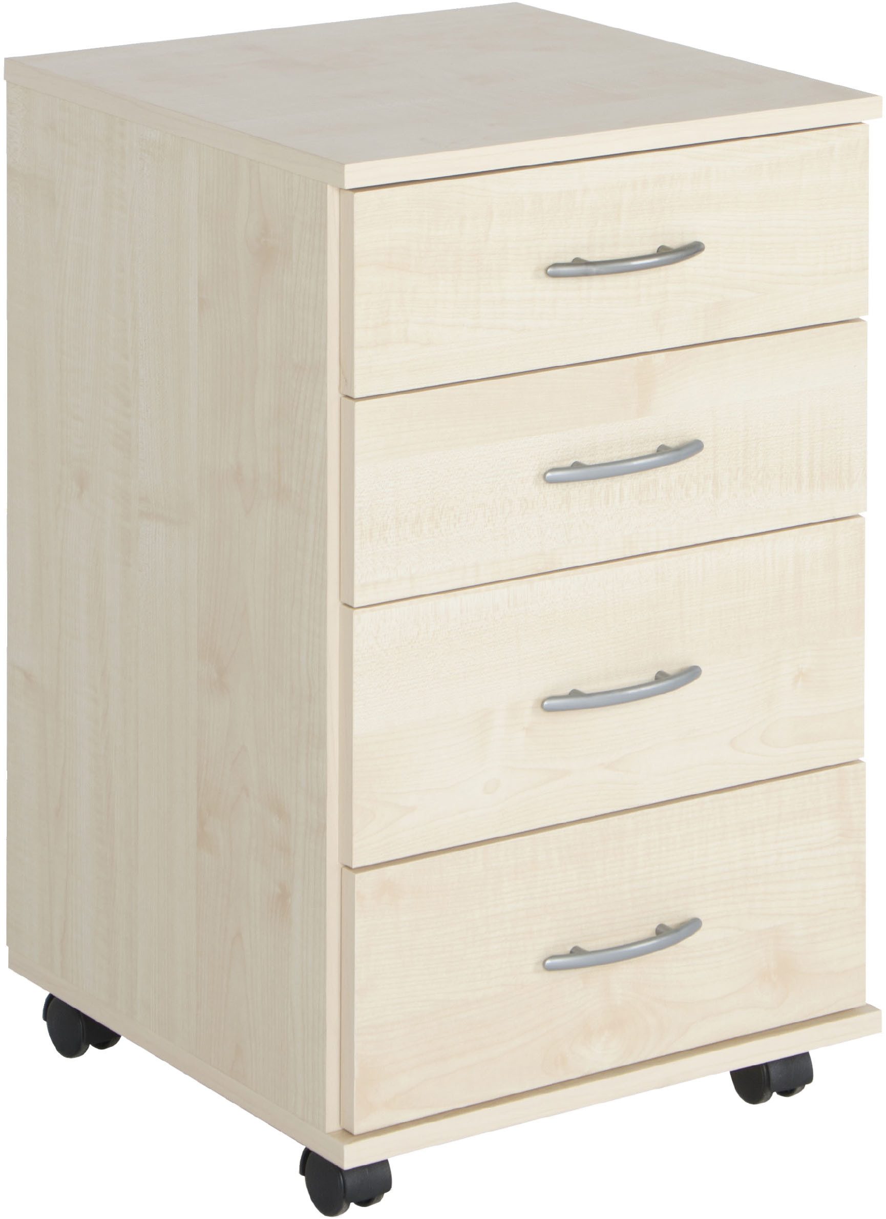 VOGL Möbelfabrik Rollcontainer Barrie, Bürocontainer, (1 St), verschiedene Ausführungen, mit Schubladen, Höhe 67 cm, Made in Germany