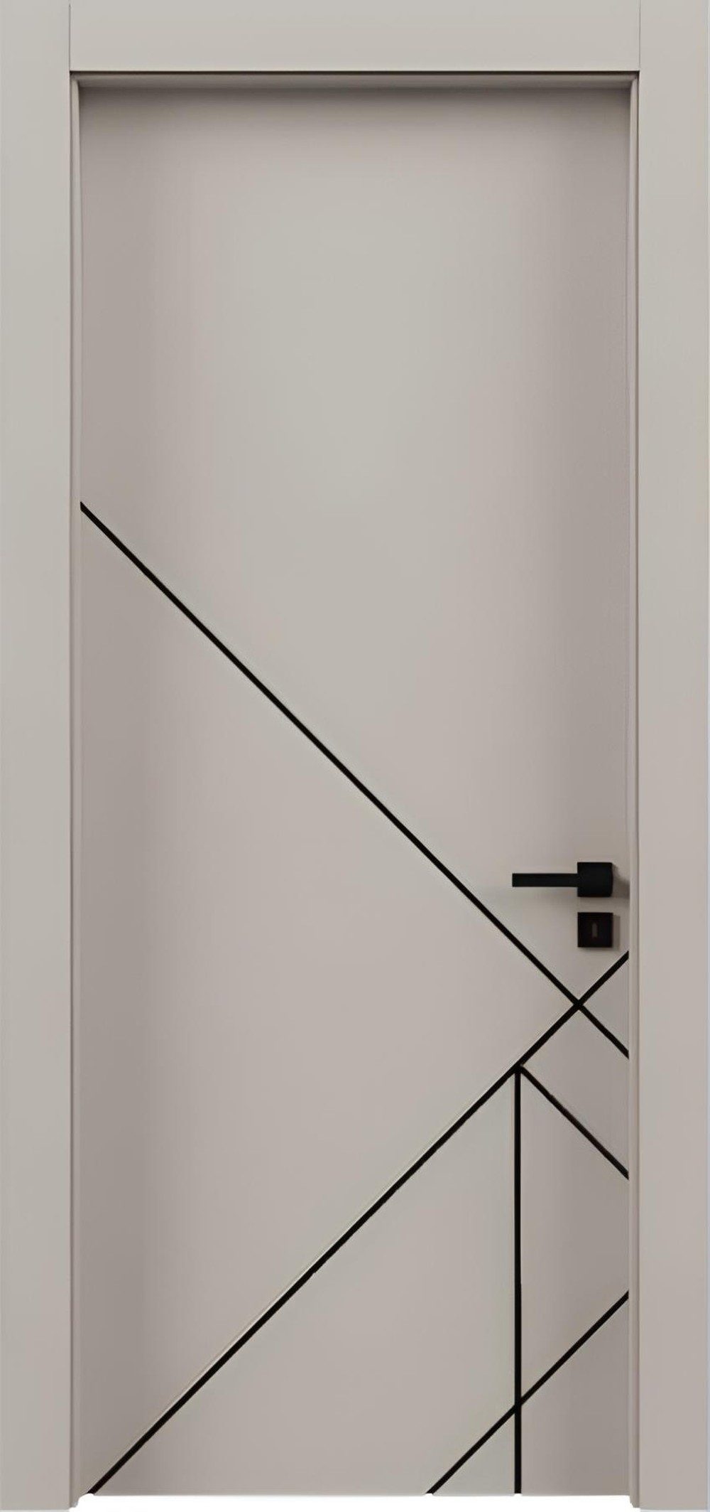 JVmoebel Zimmertür Graue Designer-Einzeltür aus hochwertigem Material