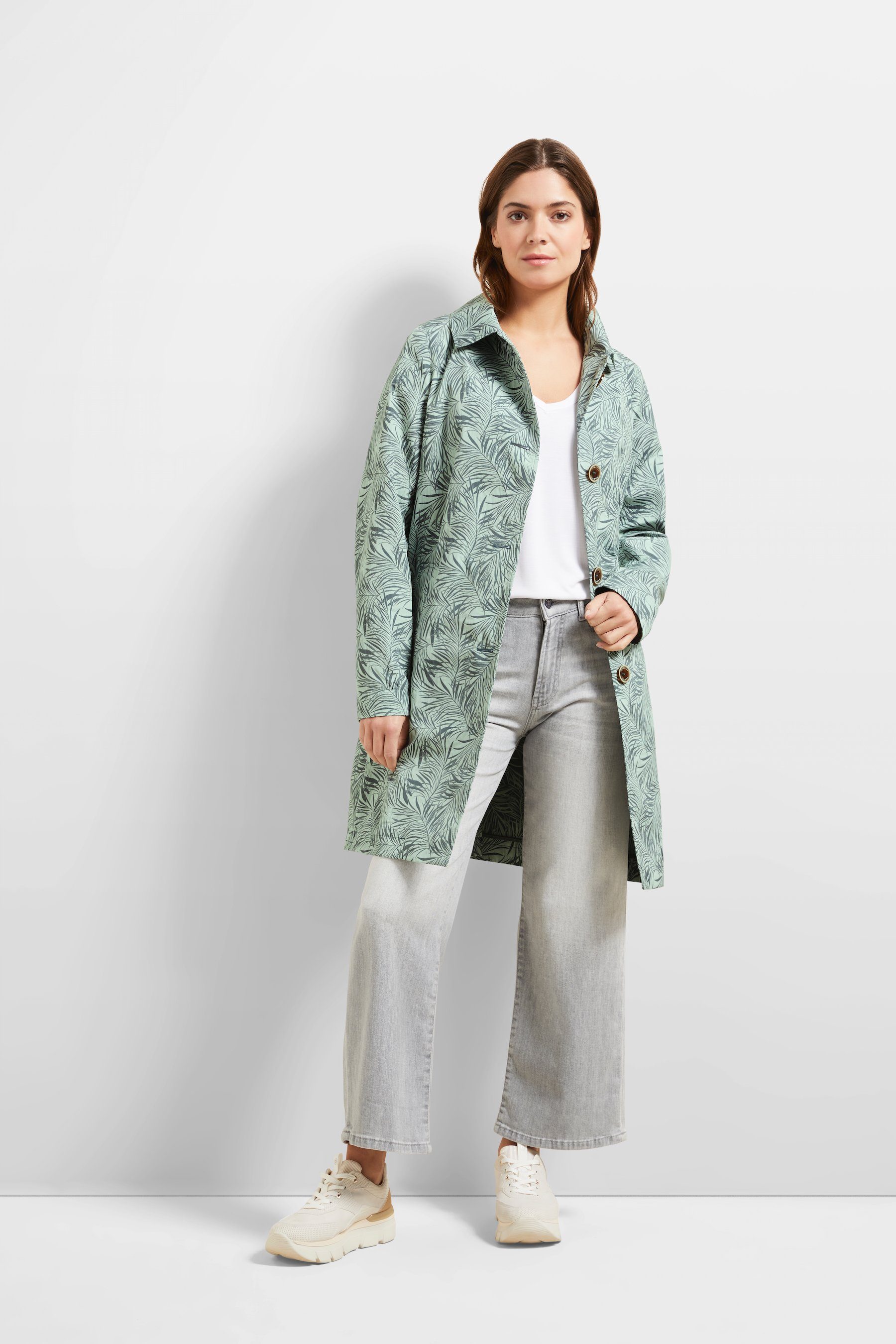 bugatti Kurzmantel mit gerader Schnittform