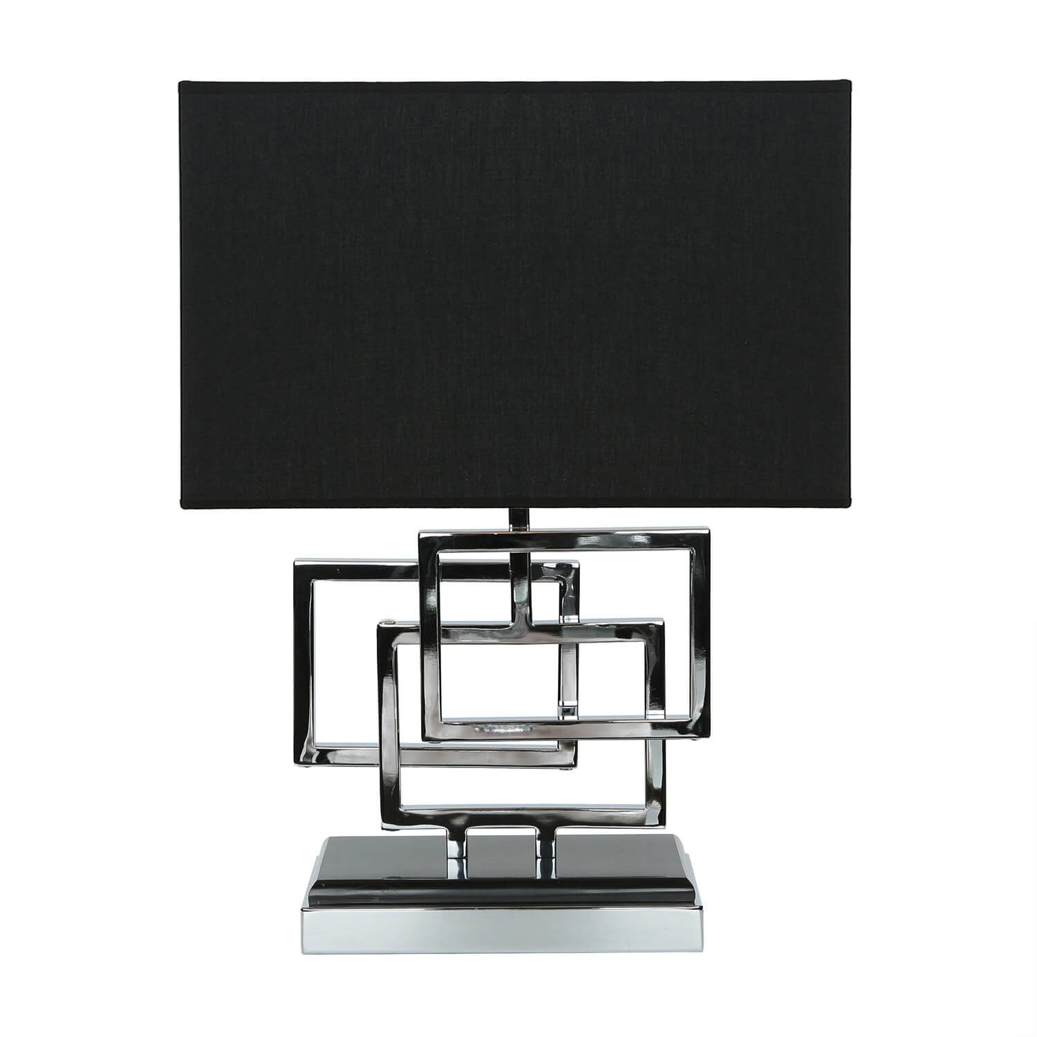 Licht-Erlebnisse Nachttischlampe TEVELL, ohne Leuchtmittel, Modern Silber S günstig online kaufen