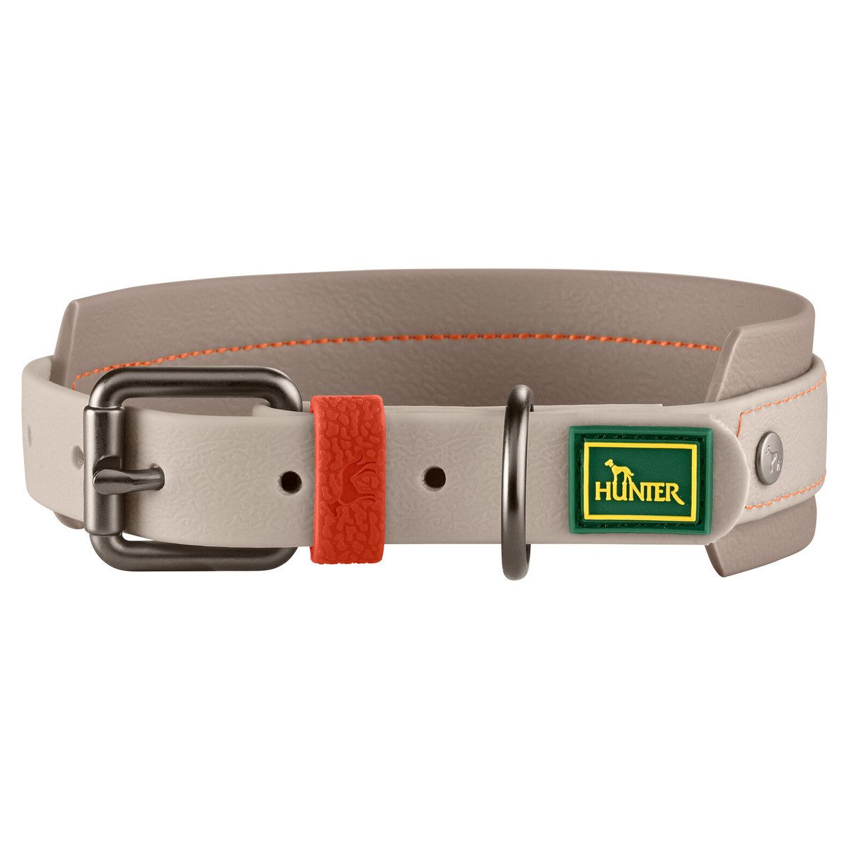 Hunter Tierbedarf Hunde-Halsband Halsband Havanna greige
