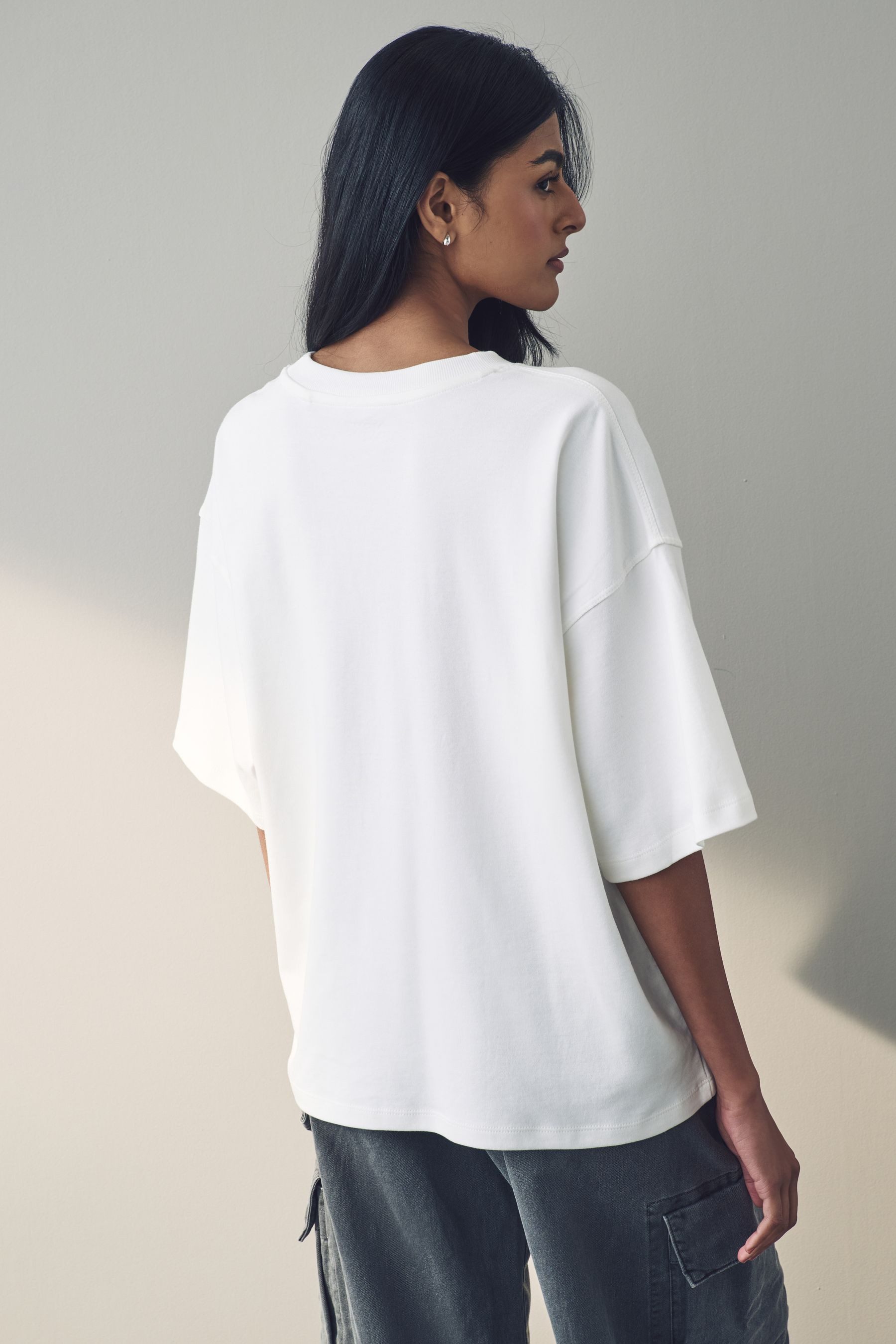 Next T-Shirt Relaxed Fit Rundhals-T-Shirt (3-tlg) günstig online kaufen