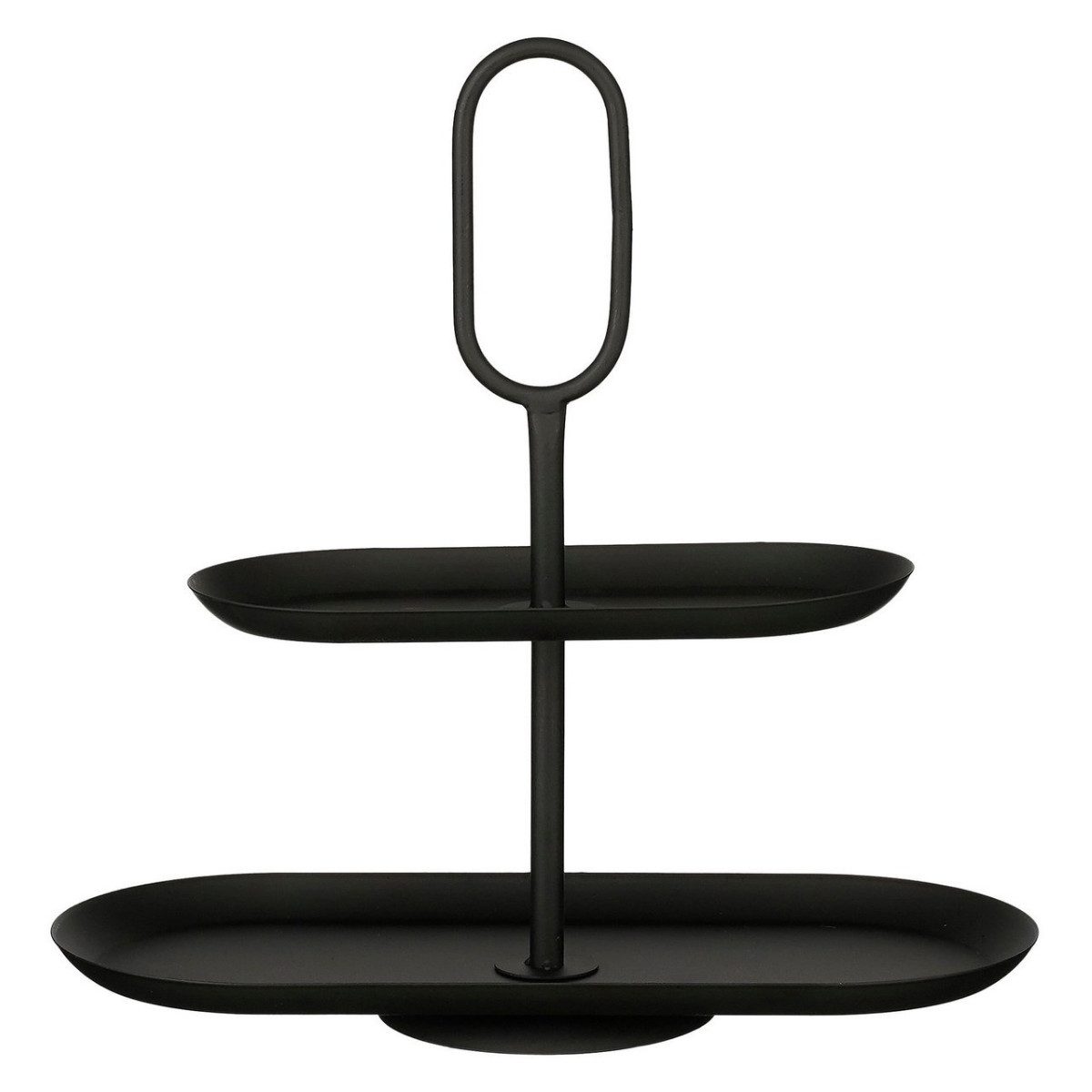 Mica Decorations Dekoetagere Mica Decorations Rama Etagere 2 Etagen 38x17x37cm Schwarz