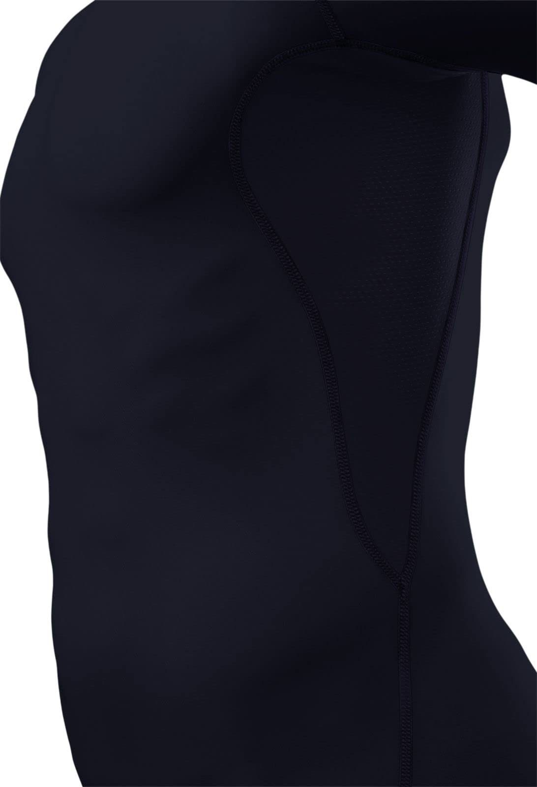 TCA Funktionsunterhemd TCA Herren HyperFusion Sportshirt, elastisch Dunkelblau kurzärmlig, 