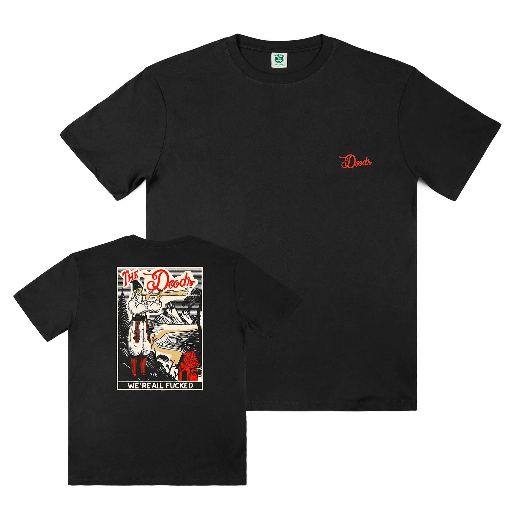 T-Shirt All Fucked - black
