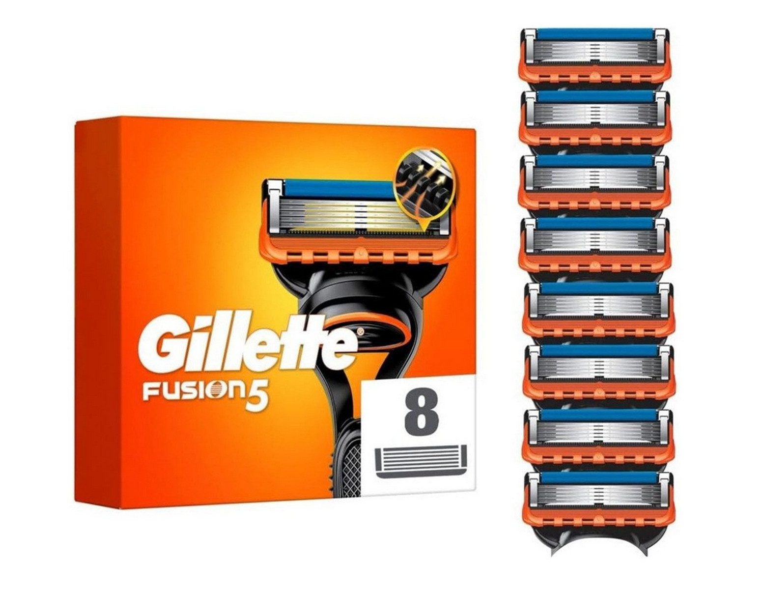Gillette Rasierklingen Gillette Fusion 5, 8-tlg.