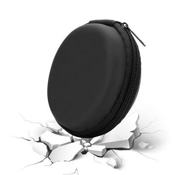 Cadorabo Kopfhörer-Schutzhülle Kopfhörer Aufbewahrungsbox Kopfhörer Aufbewahrungsbox, Kopfhöhrerbox - Aufbewahrungsbox - In-Ear - Rund
