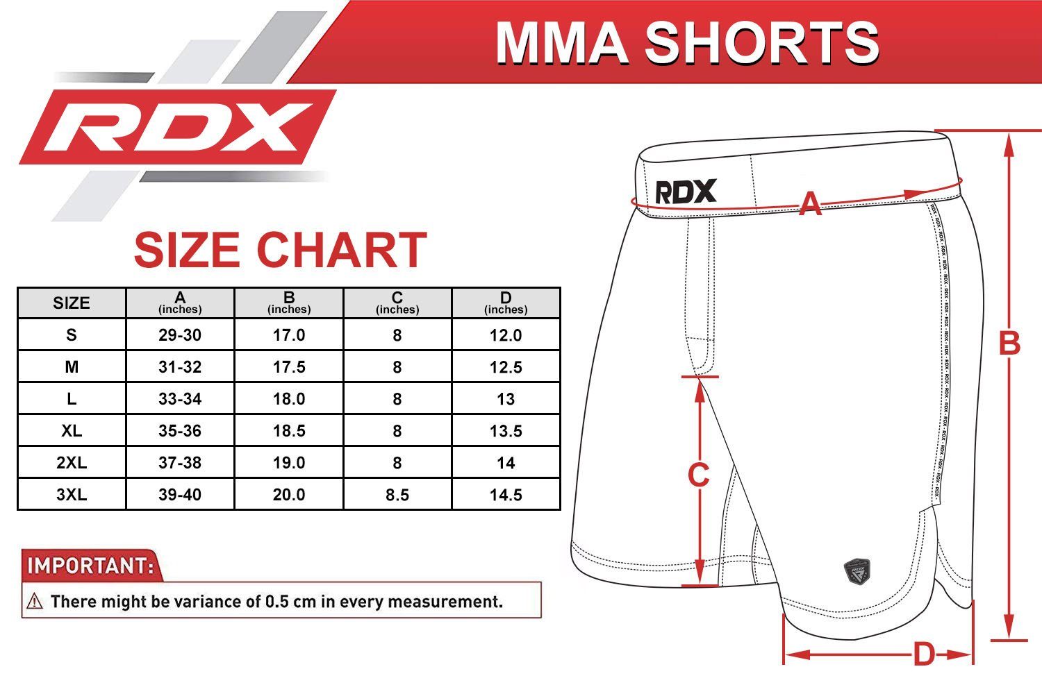 RDX Sports Trainingsshorts RDX MMA Shorts günstig online kaufen
