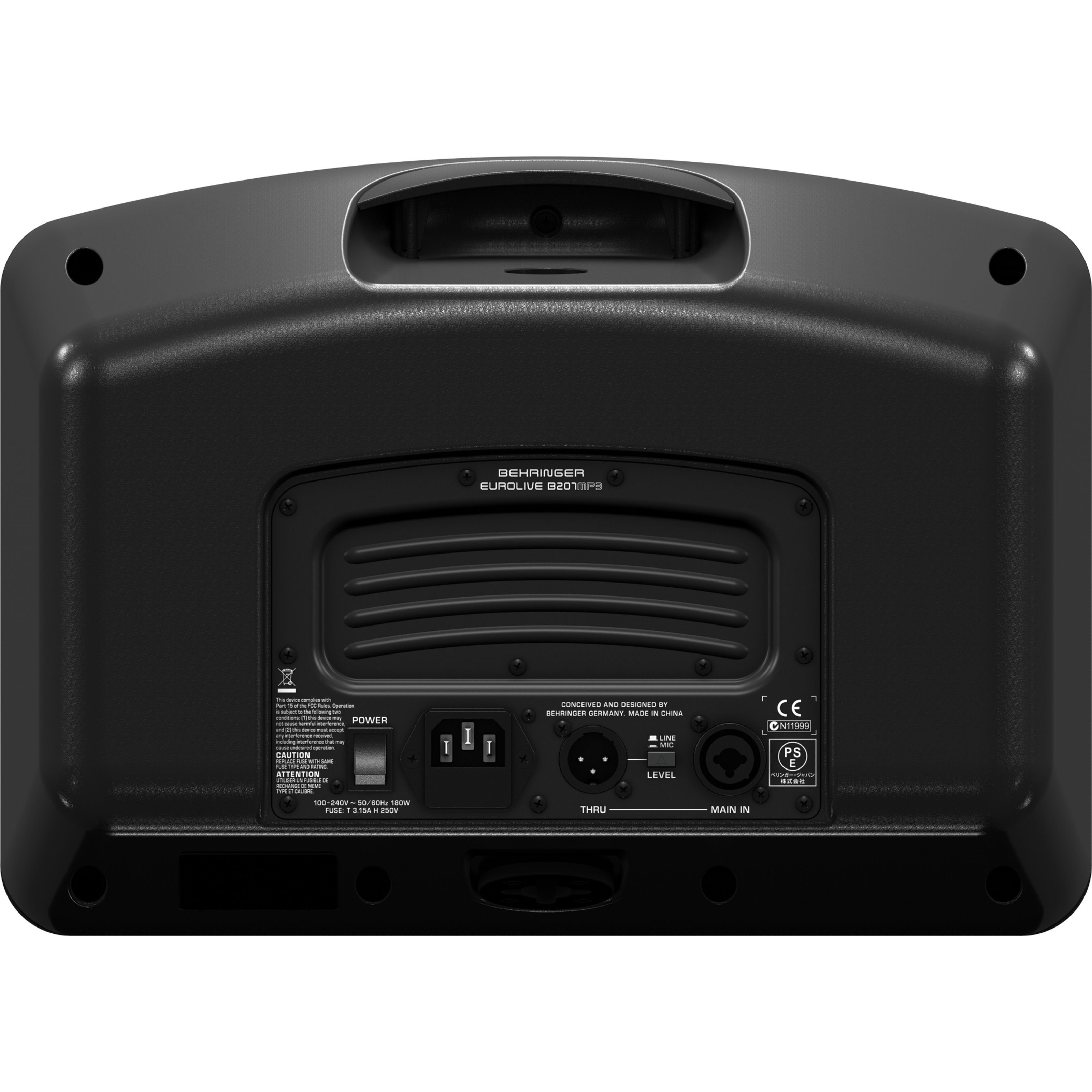 Behringer Lautsprecher aktiver Monitor) (B207MP3 6,5"
