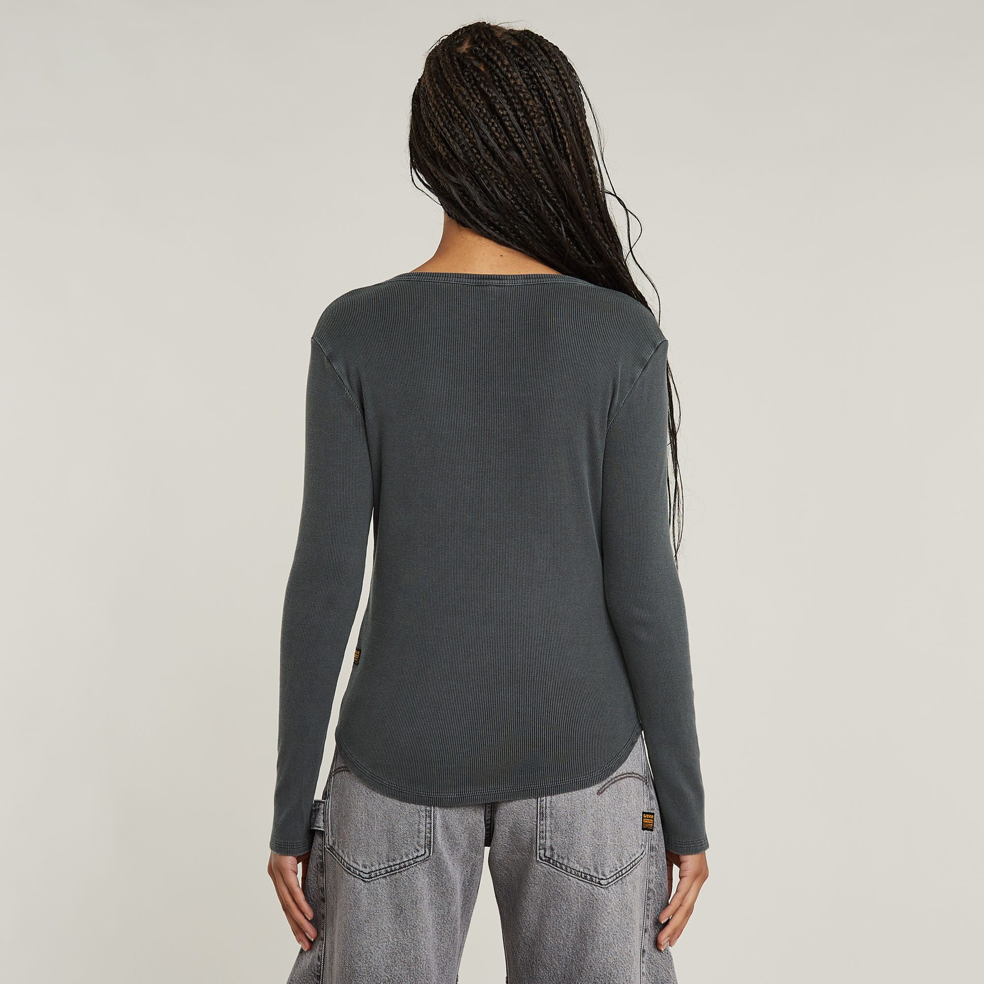 G-STAR Langarmshirt Deep v slim mit günstig online kaufen