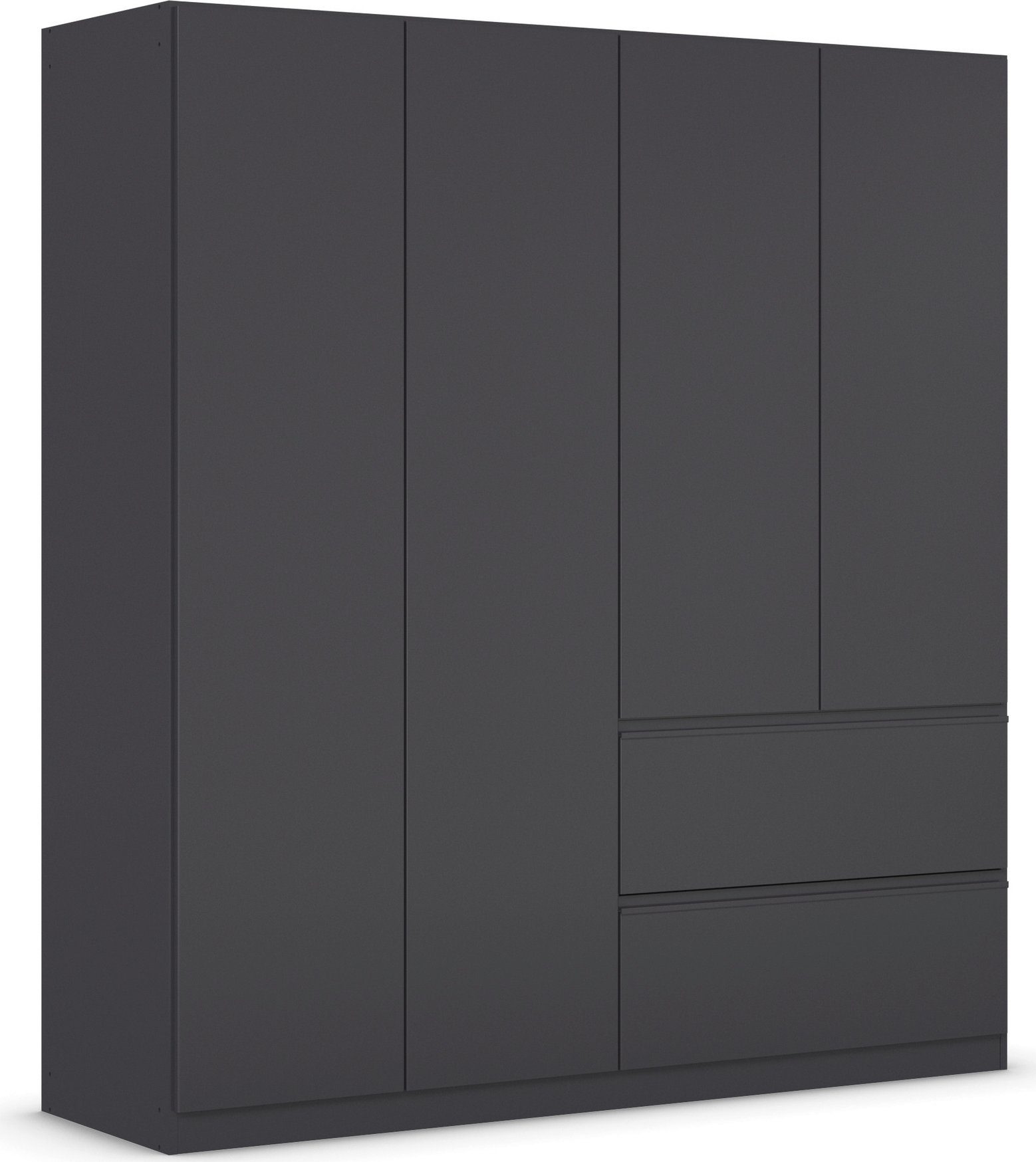rauch Drehtürenschrank Kleiderschrank Schrank Garderobe COSTA in den Breiten 91/136/181 cm (in 3 Ausstattungen BASIC/CLASSIC/PREMIUM) viel Platz, grifflose Front und Push-to-Open Funktion MADE IN GERMANY