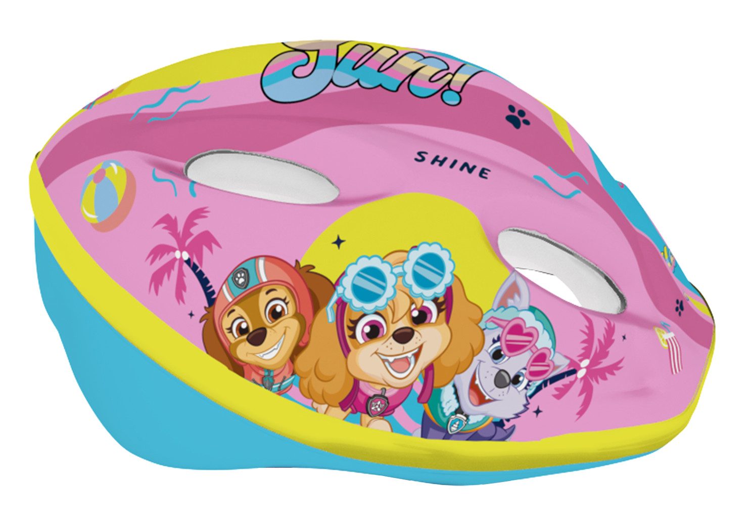 PAW PATROL Kinderfahrradhelm Girls Schutzhelm 52 bis 56 cm für Fahrrad Roller und Skates
