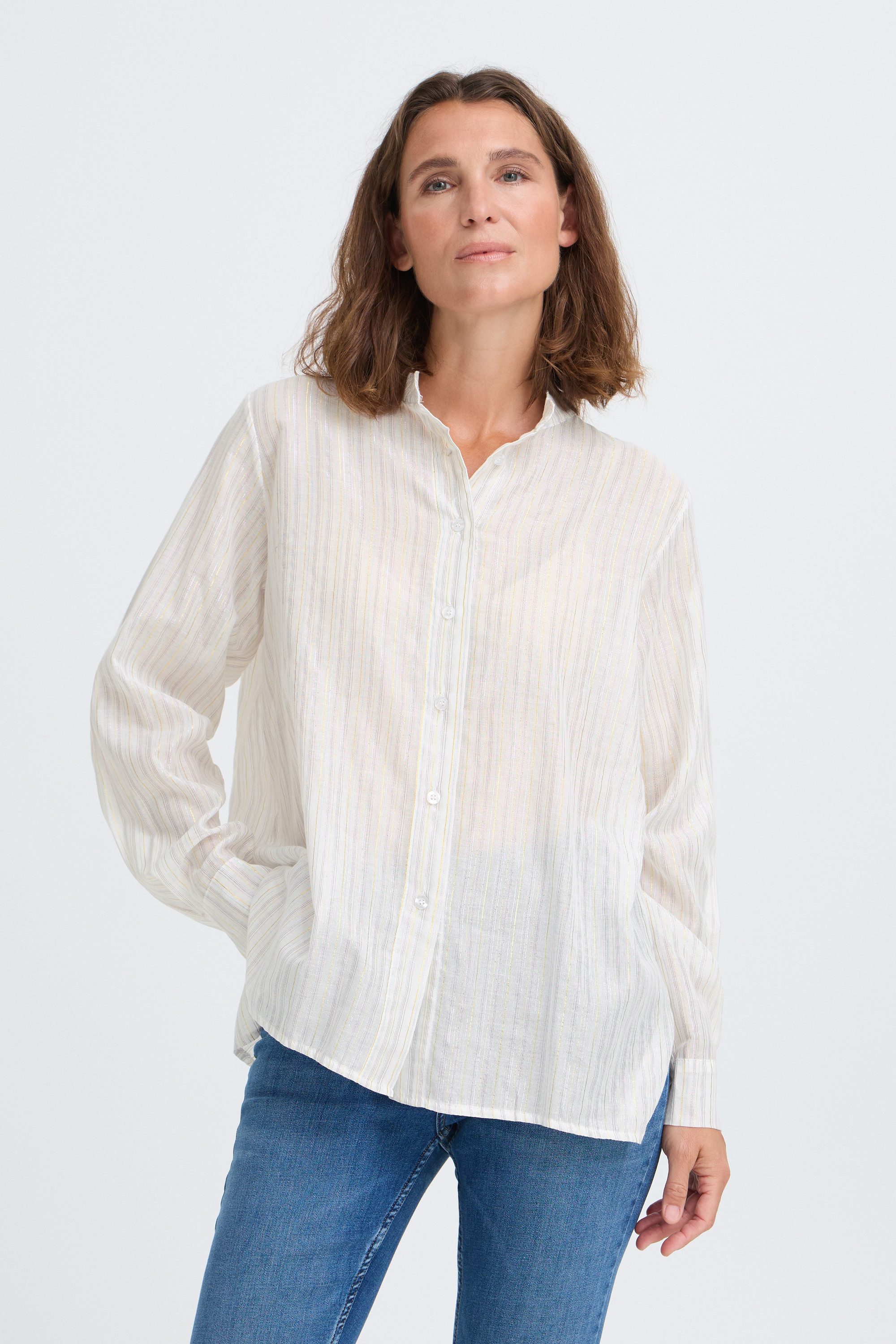 Pulz Jeans Langarmhemd Langarm - Hemd PXNIKKI