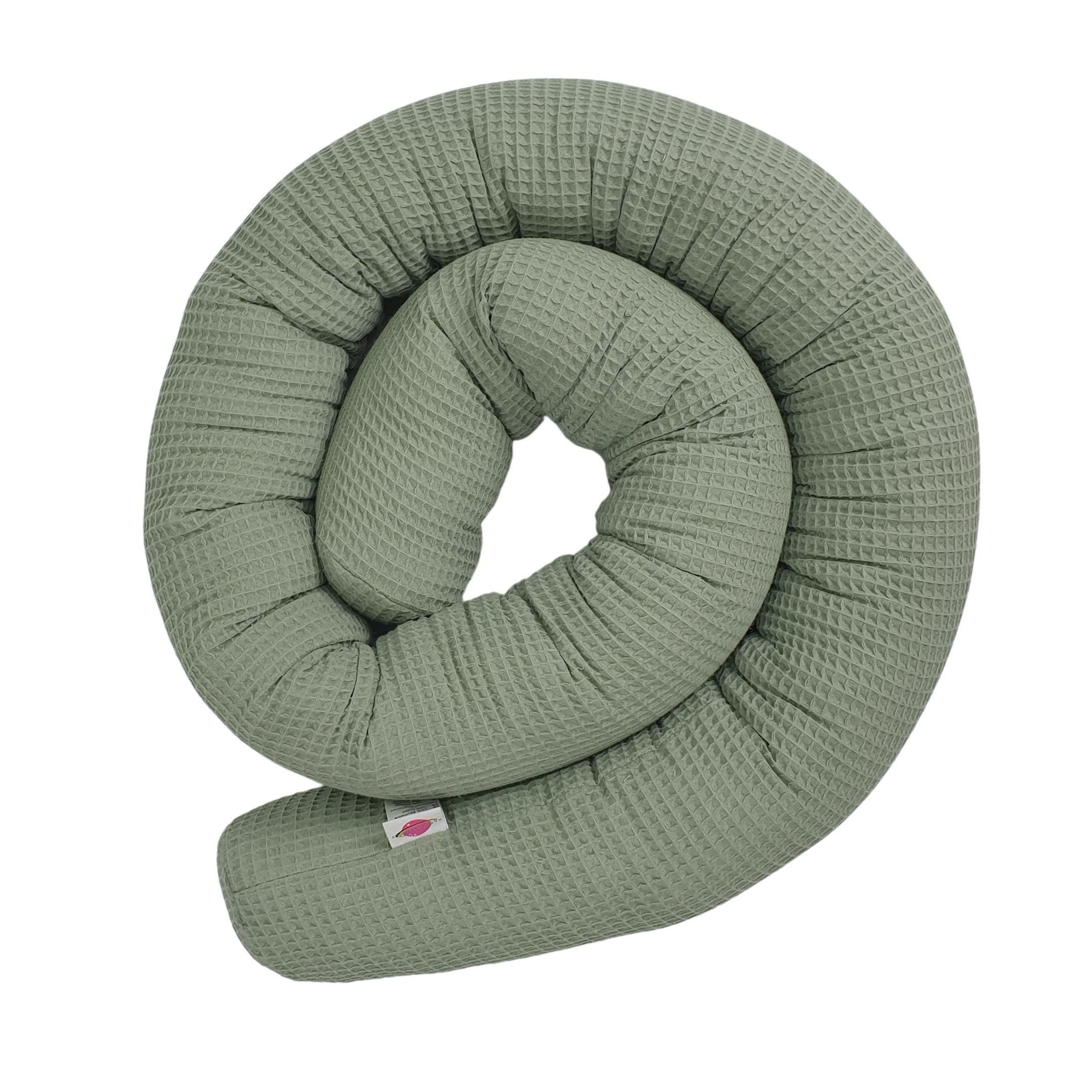 Babymajawelt Bettrolle Bett Nestchen Schlange, Wickeltischumrandung Waffel, günstig online kaufen