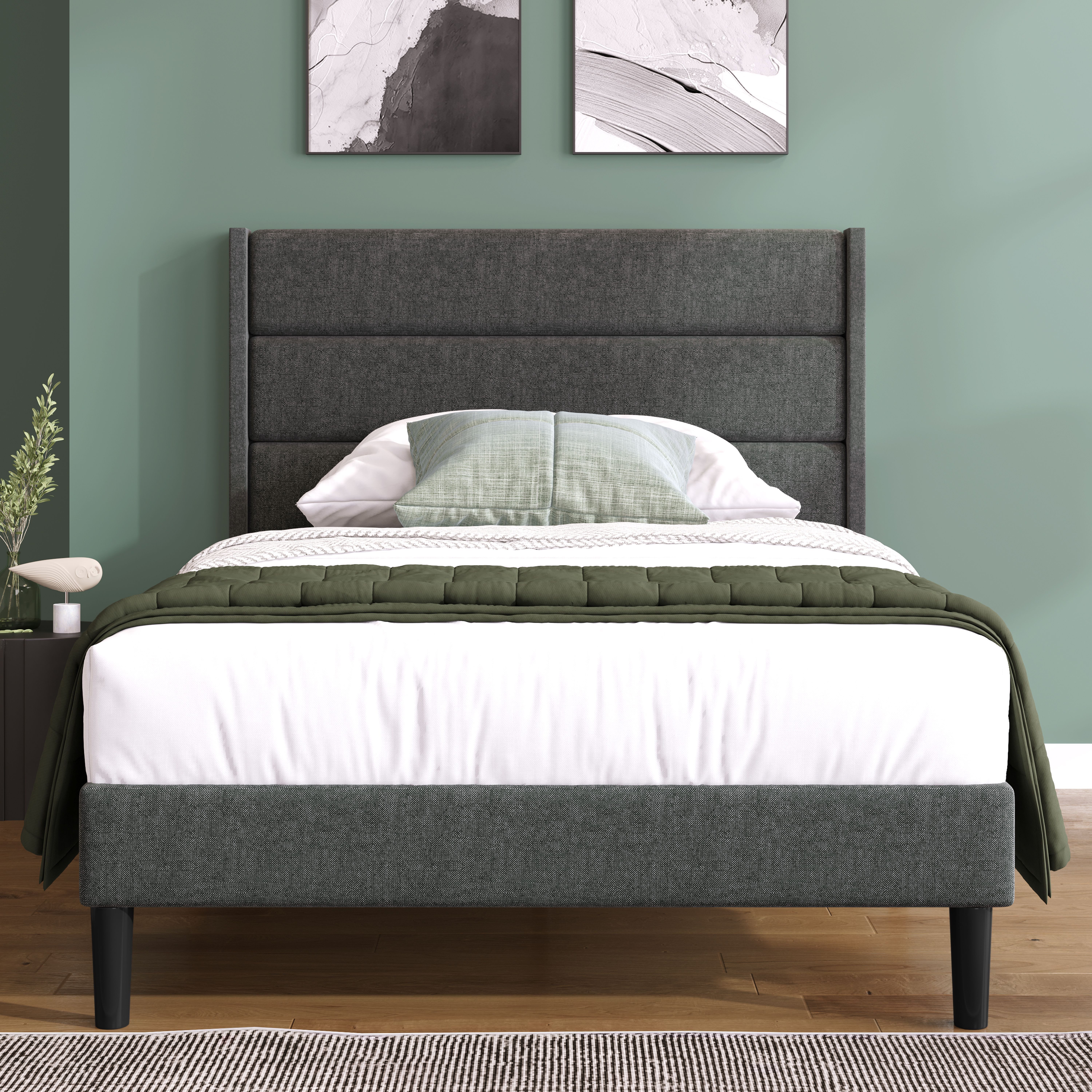 BlingBin Einzelbett Polsterbett Jugendbett (Bettgestell mit günstig online kaufen