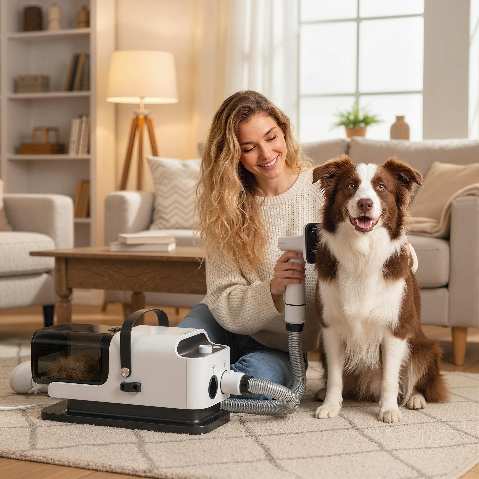 PawHut Hundeschermaschine Schermaschine Profi Haustierpflegeset