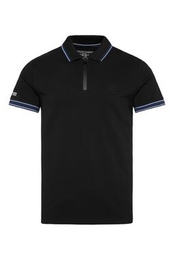 CAMP DAVID Poloshirt mit Print am Kragen