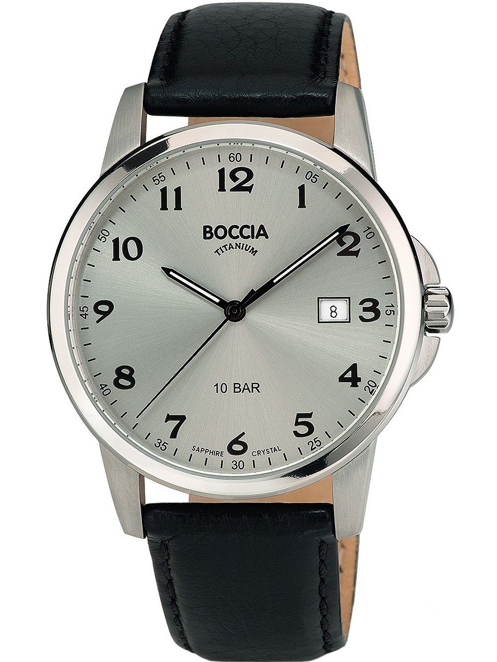 Boccia Quarzuhr Boccia 3633-03 Herrenuhr Titanium 40mm 10ATM Boccia 3633-03 Herrenuhr Titanium 40mm 10ATM