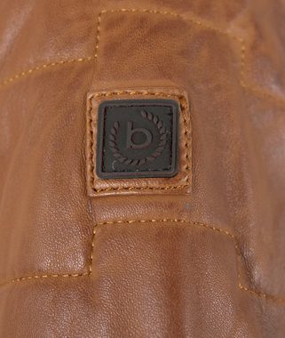 bugatti Lederjacke BU-378/M Echtleder Herren Lederjacke Steppjacke Lammnappa cognac