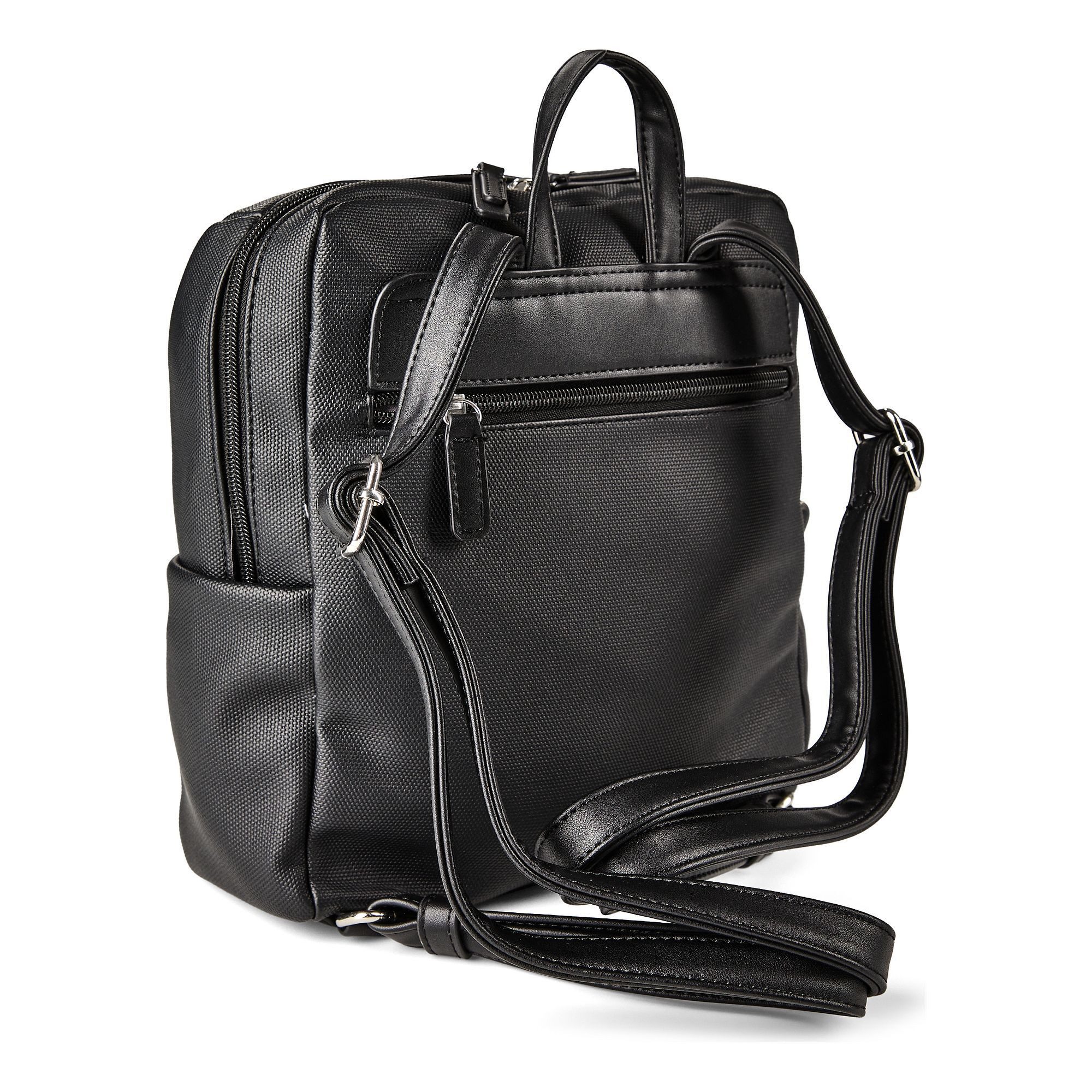 TOM TAILOR Cityrucksack Rosa, Polyurethan