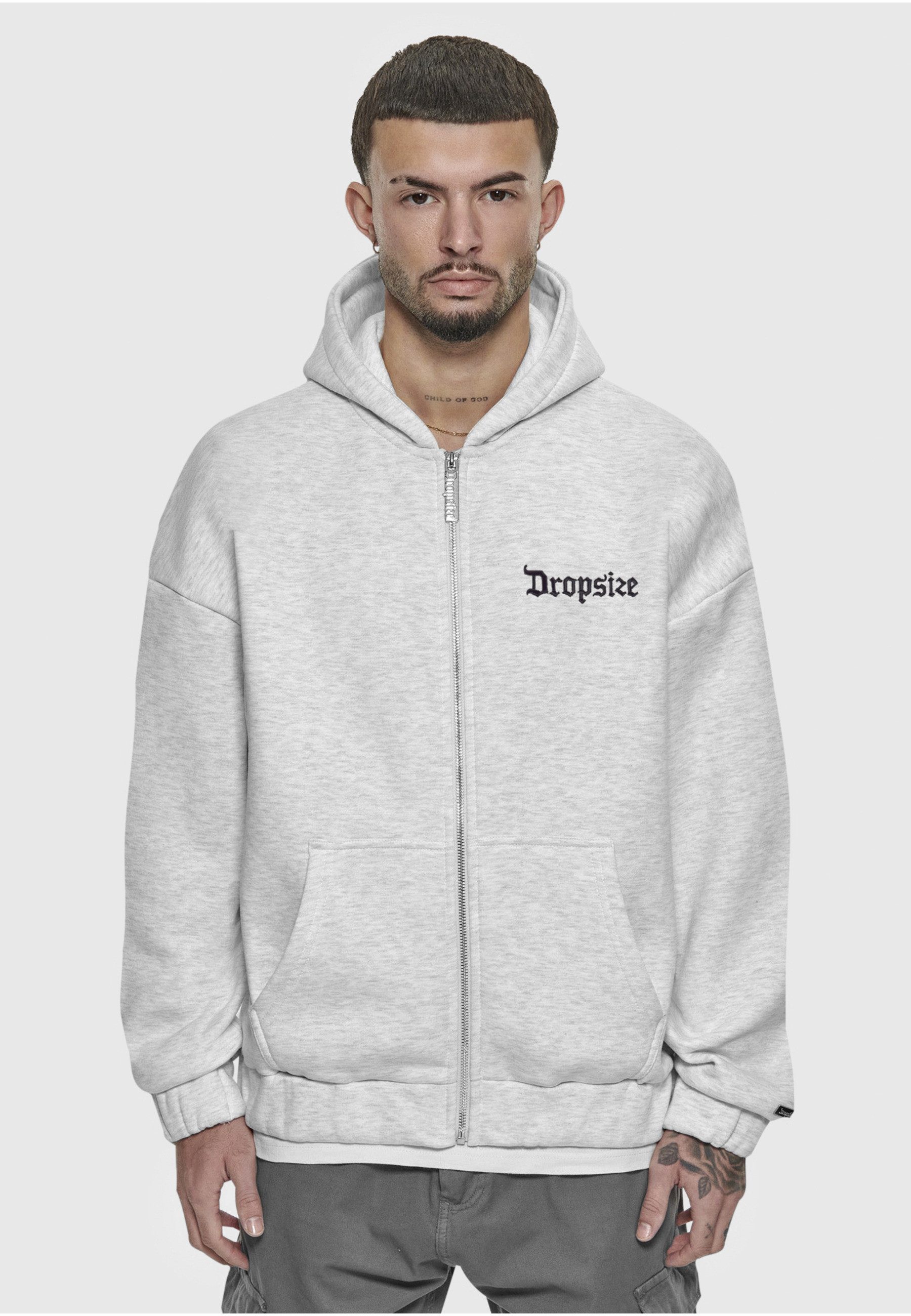 Dropsize Sweater Dropsize Herren Dropsize Super Heavy Oversized Zip Hoodie (1-tlg)