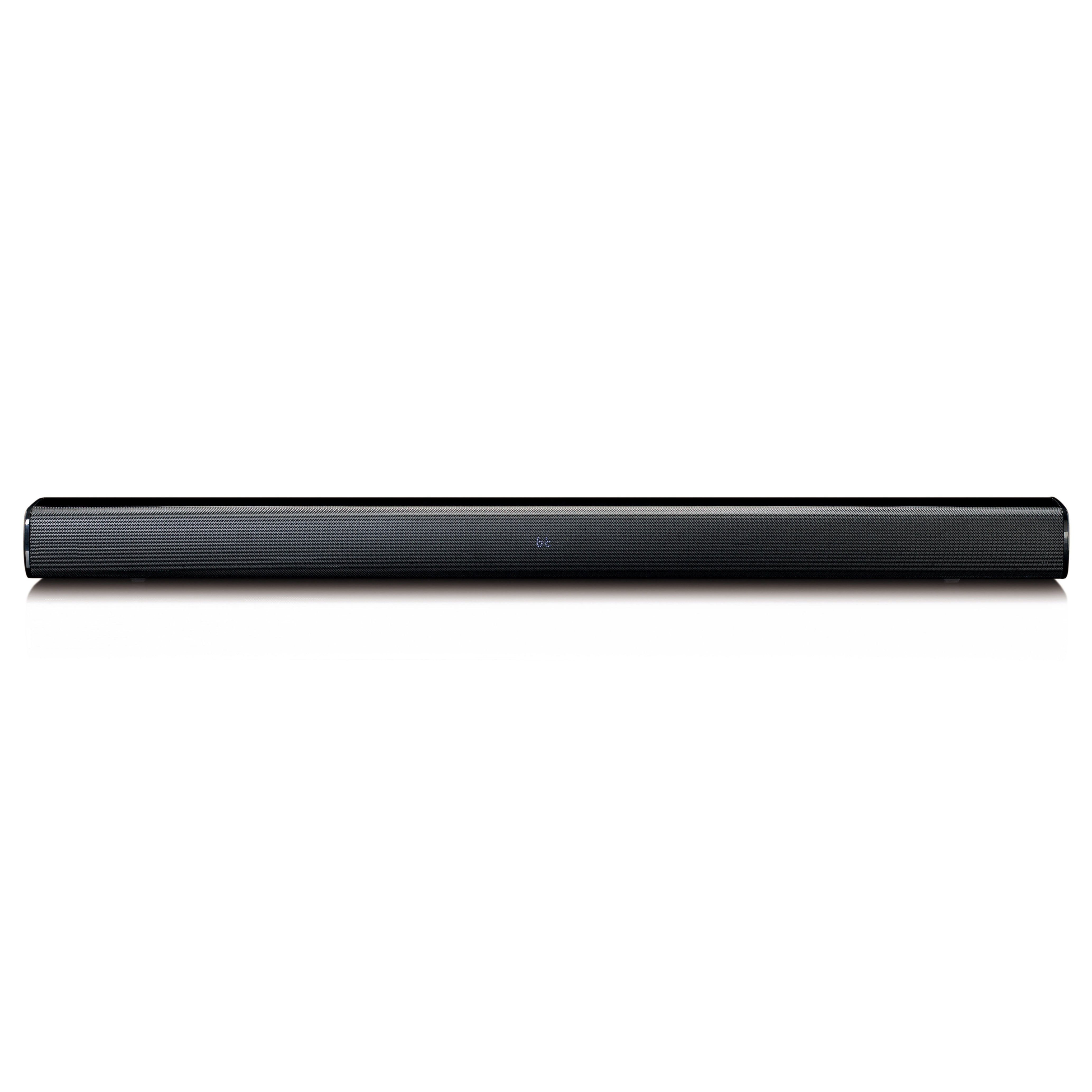 Lenco SB-080BK Bluetooth-Lautsprecher (Soundbar mit Subwoofer, Bluetooth 5.0, 80W RMS, inkl. Wandhalterung)