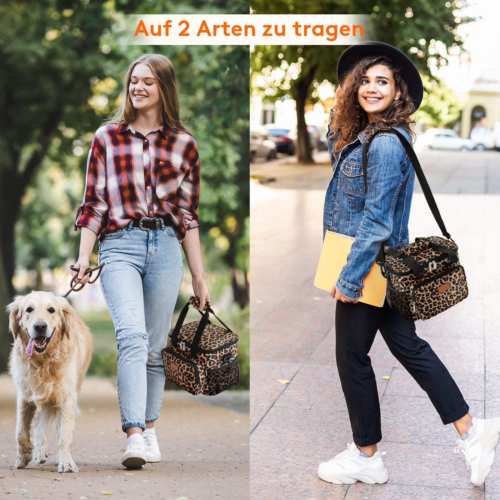 Lifewit Picknicktasche Kleine isolierte faltbare Kühltasche wasserdicht für Lunch und Strand.