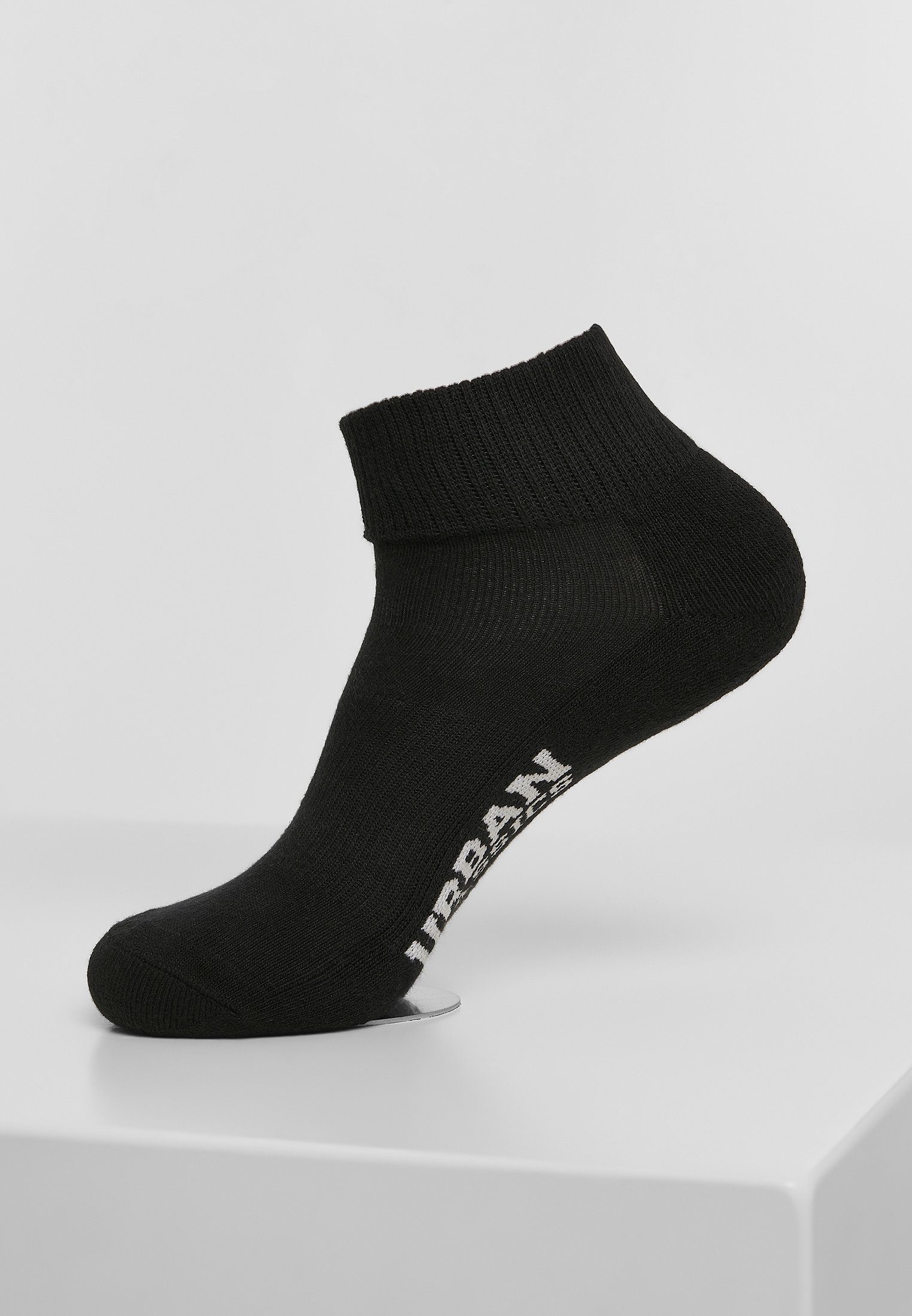 URBAN CLASSICS Freizeitsocken Socks Logo-Schriftzug Classics (1-Paar), Sneaker Seitlicher Urban 6-Pack Socks High