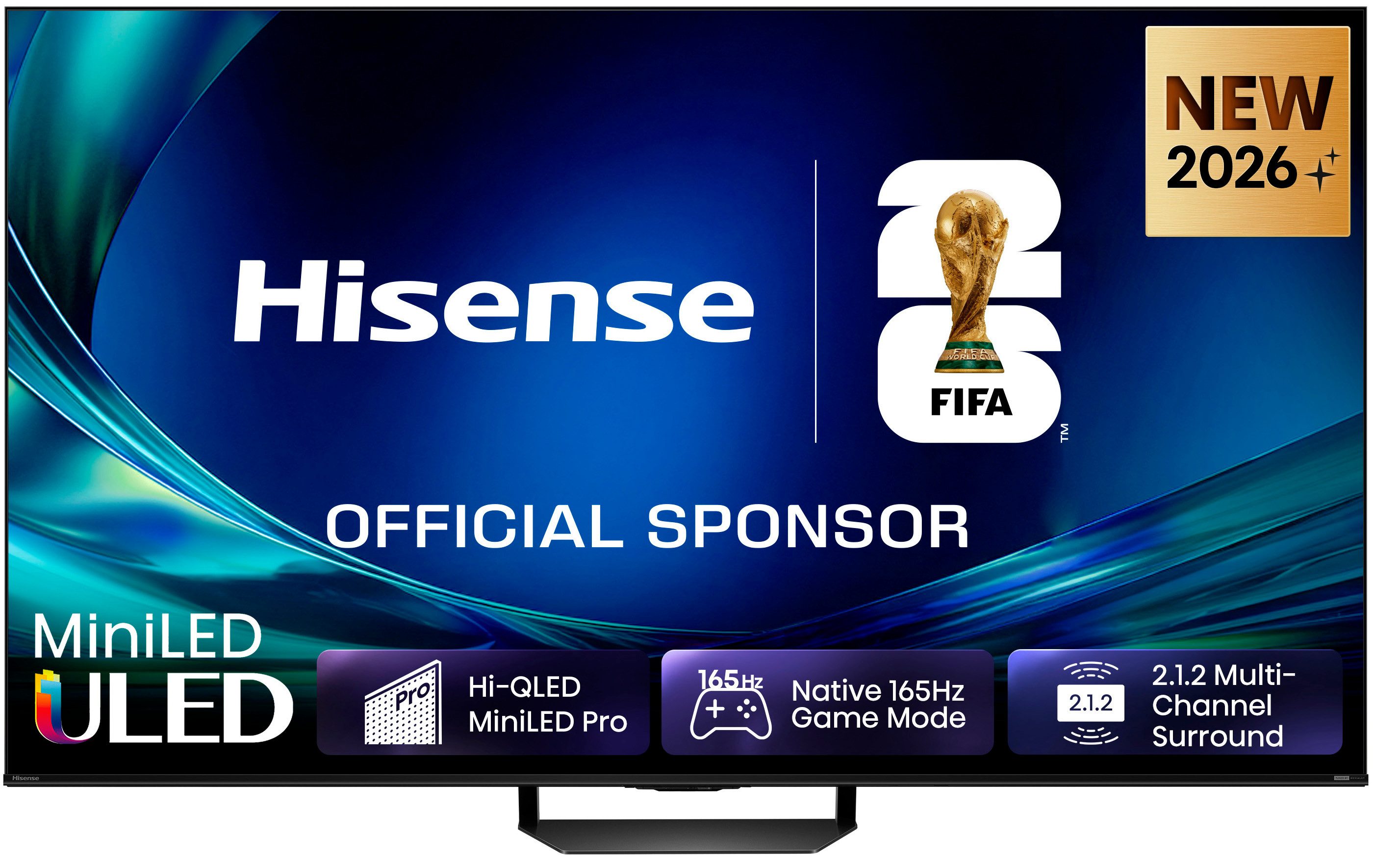 Hisense 75U7DS PRO Mini-LED-Fernseher (189 cm/75 Zoll, 4K Ultra HD, Smart-TV)