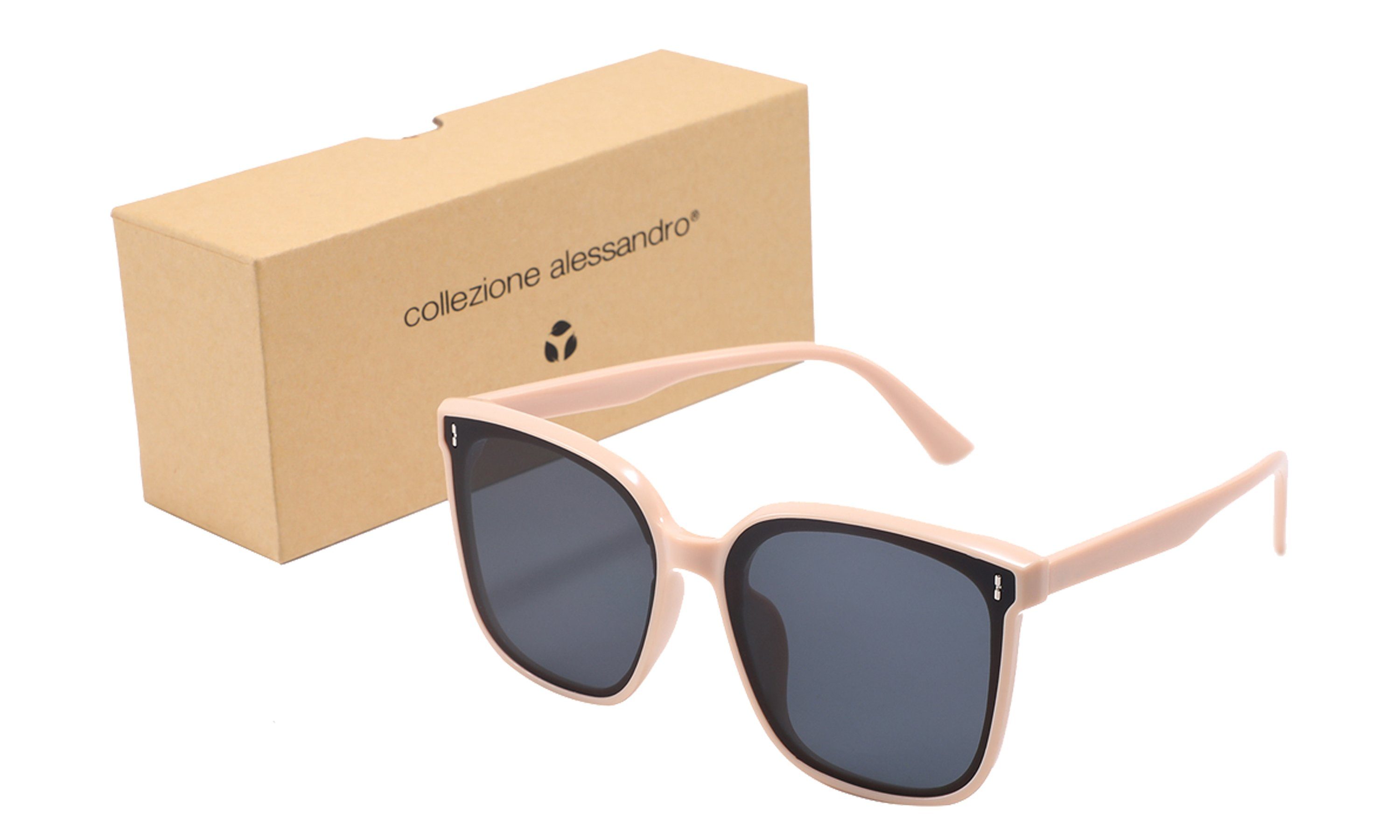 COLLEZIONE ALESSANDRO Sonnenbrille Stavanger mit quadratischen Linsen
