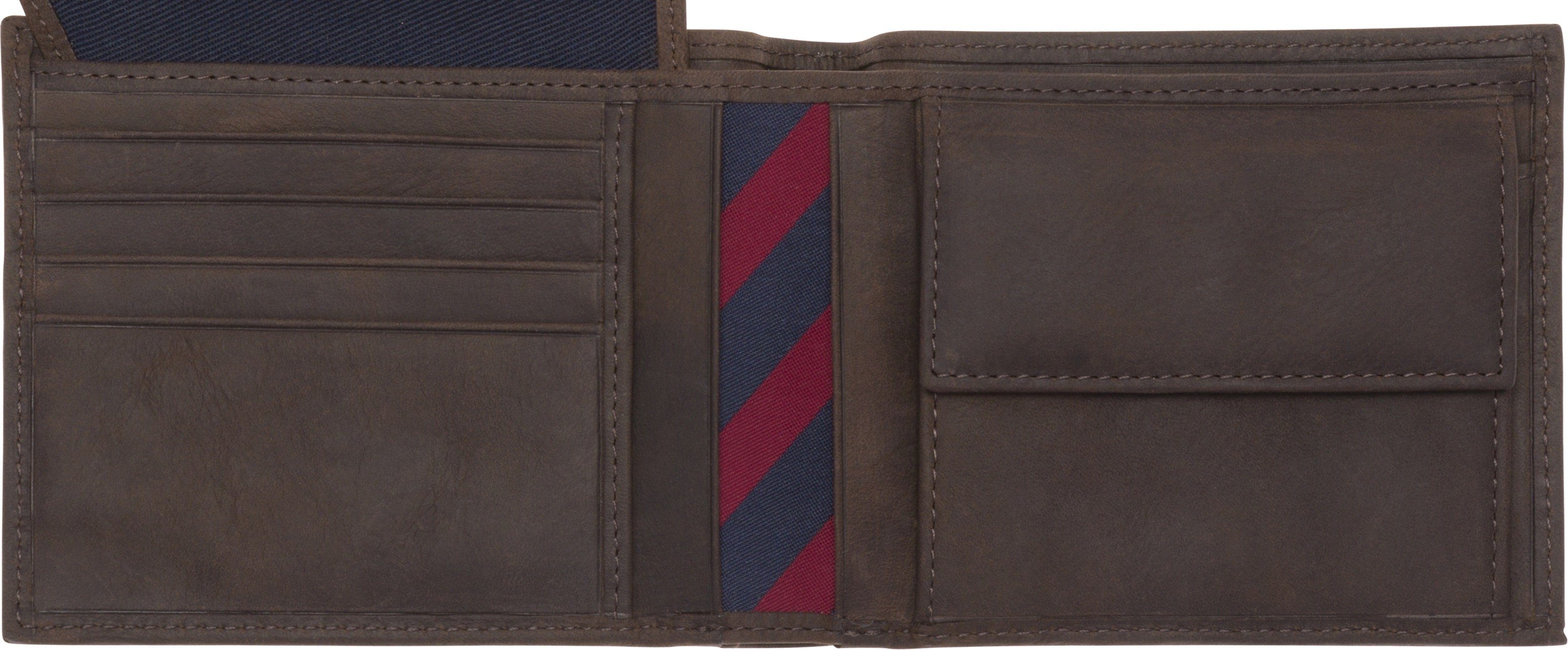 Tommy Hilfiger Geldbörse aus Leder, 12,5 cm x 10 cm günstig online kaufen