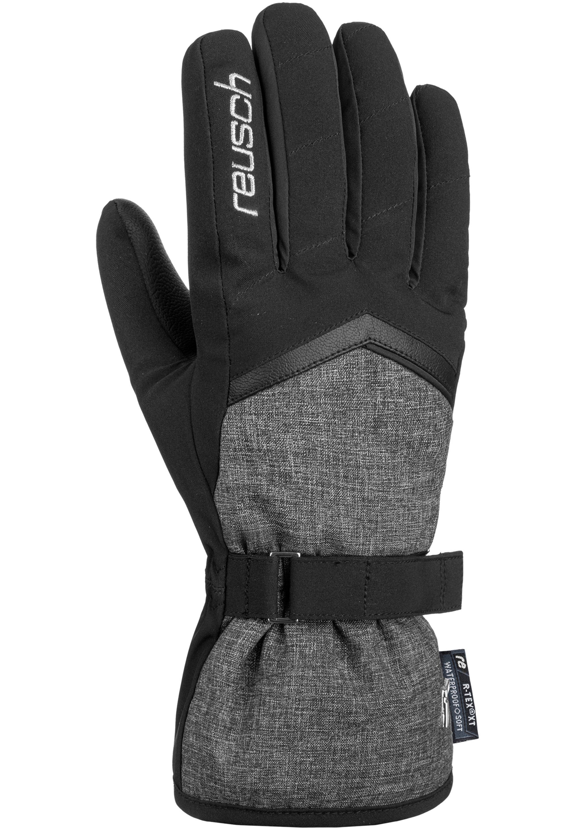 innovativer Reusch schwarz-grau XT Moni mit R-TEX® Skihandschuhe Insert-Membran