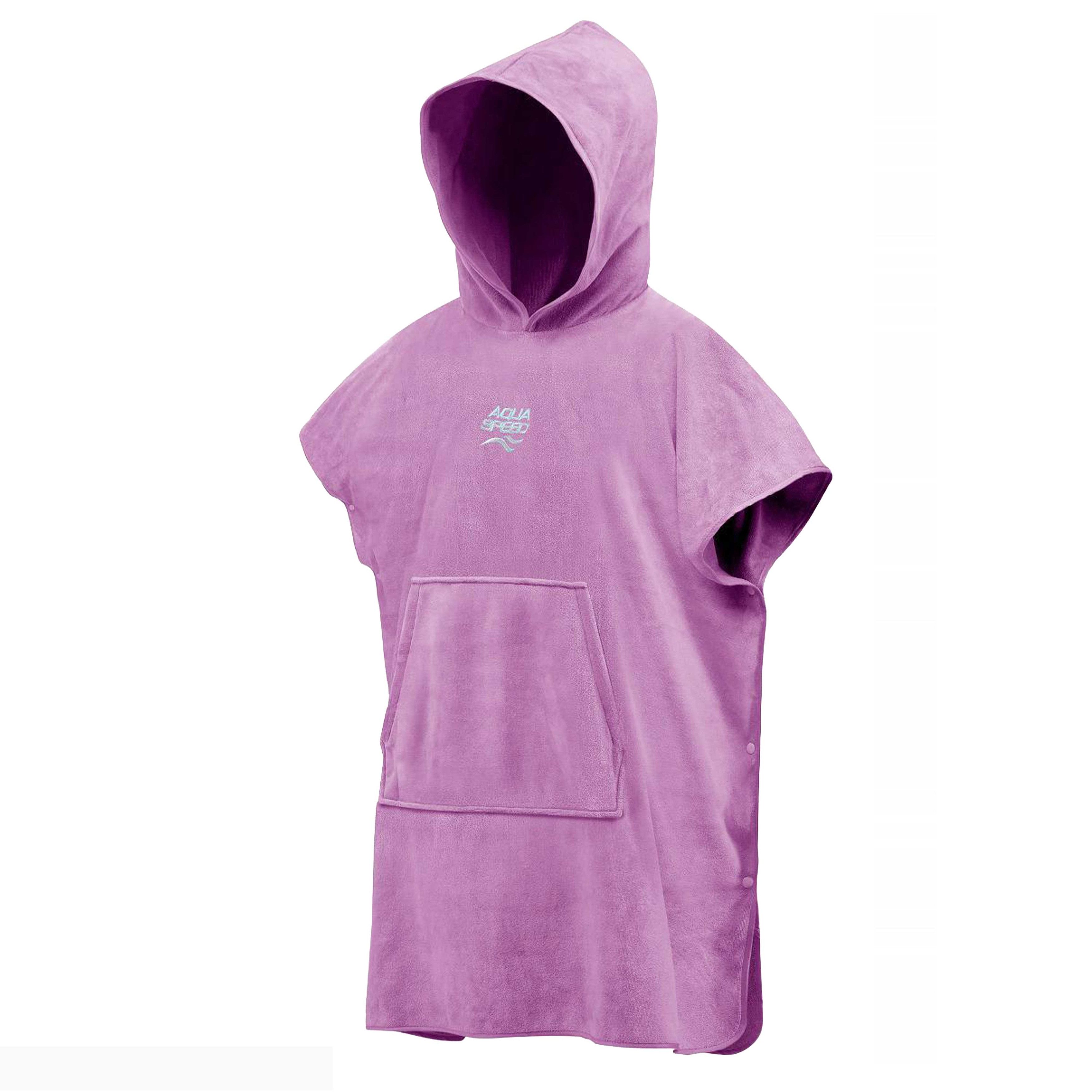 Aqua Speed Kapuzenhandtuch Bequemer Badeponcho für entspannte Pausen nach Training, (Größe M 85 x 200 cm – Grammatur 400 g/m), Angenehmes Hautgefühl für entspannte Momente nach Sport