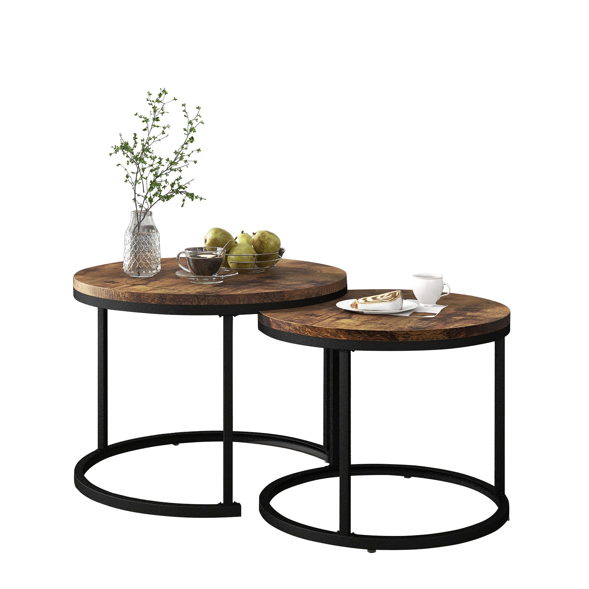 Merax Couchtisch aus Holz im Industrial günstig online kaufen