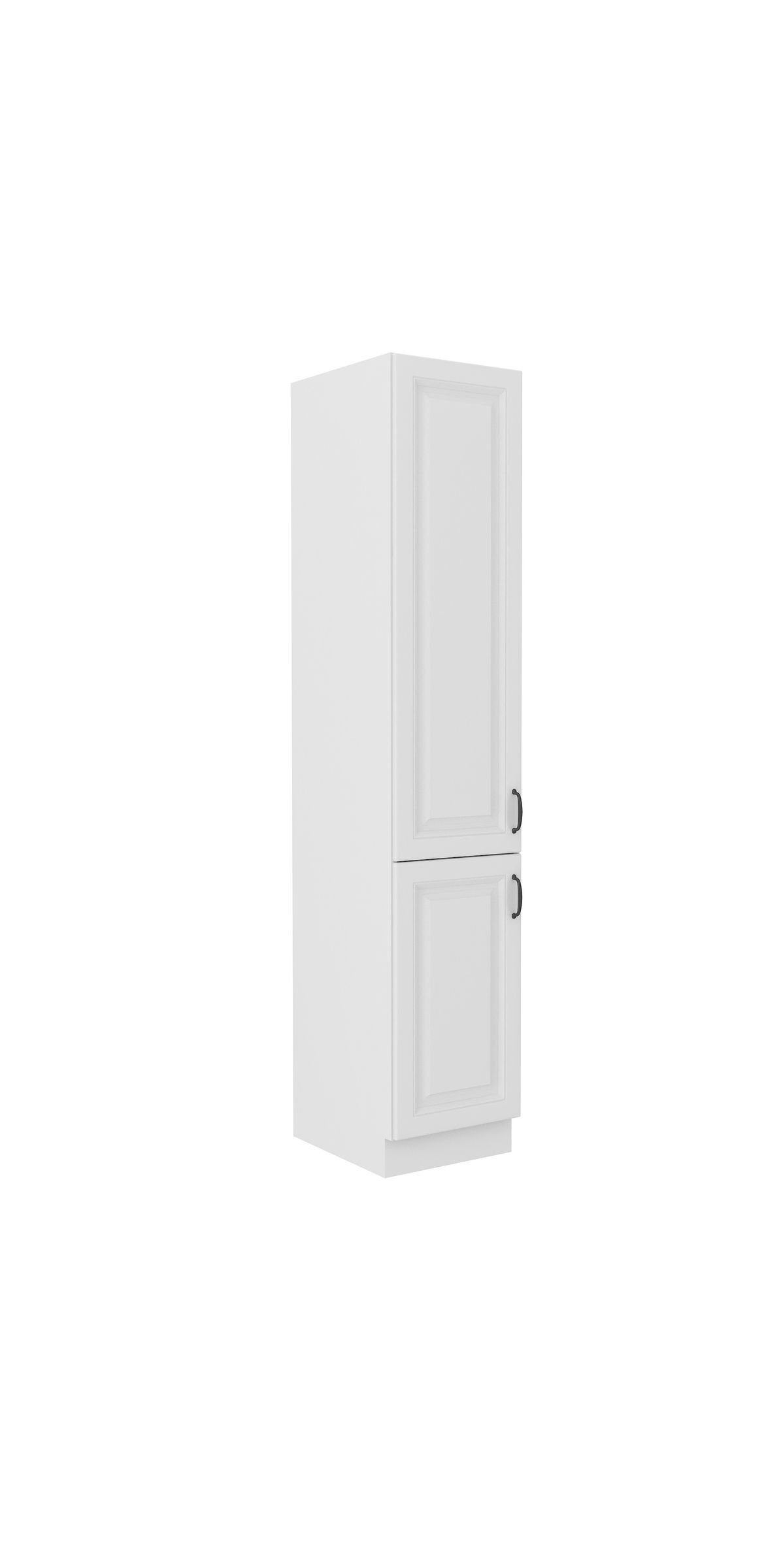 Küchen-Preisbombe Hochschrank 40 cm Küche Stilo Weiss Küchenzeile Küchenblock Vorratshochschrank