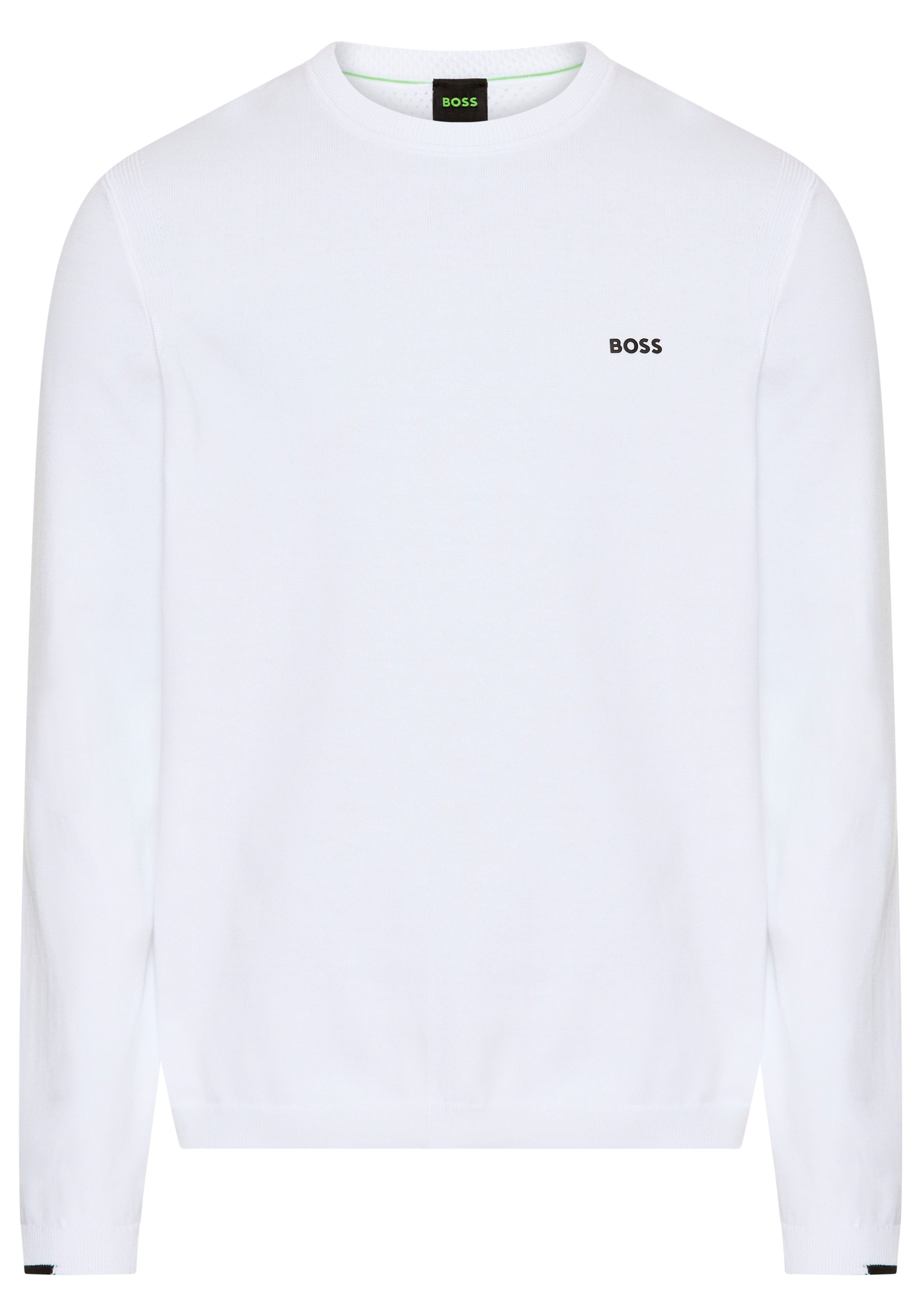BOSS GREEN Rundhalspullover K Ever-X CN mit Logo-Schriftzug