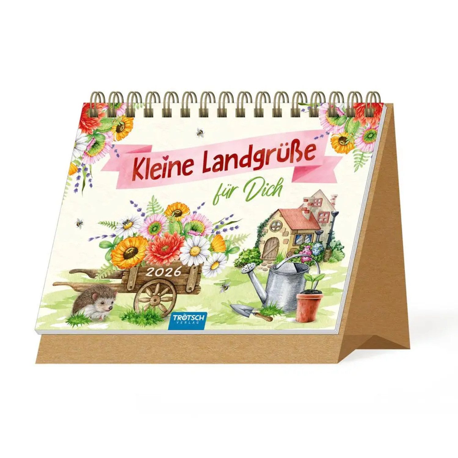 Trötsch Verlag Monatskalender Trötsch Aufstellkalender Kleine Landgrüße 2026