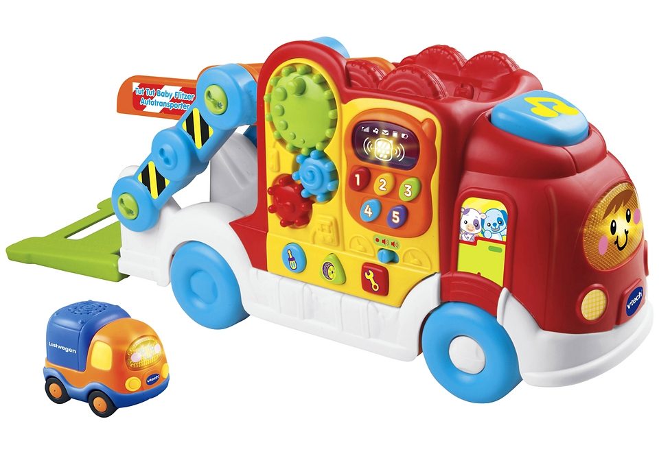 Image of Vtech® Spielzeug-LKW »Tut Tut Baby Flitzer - Autotransporter«